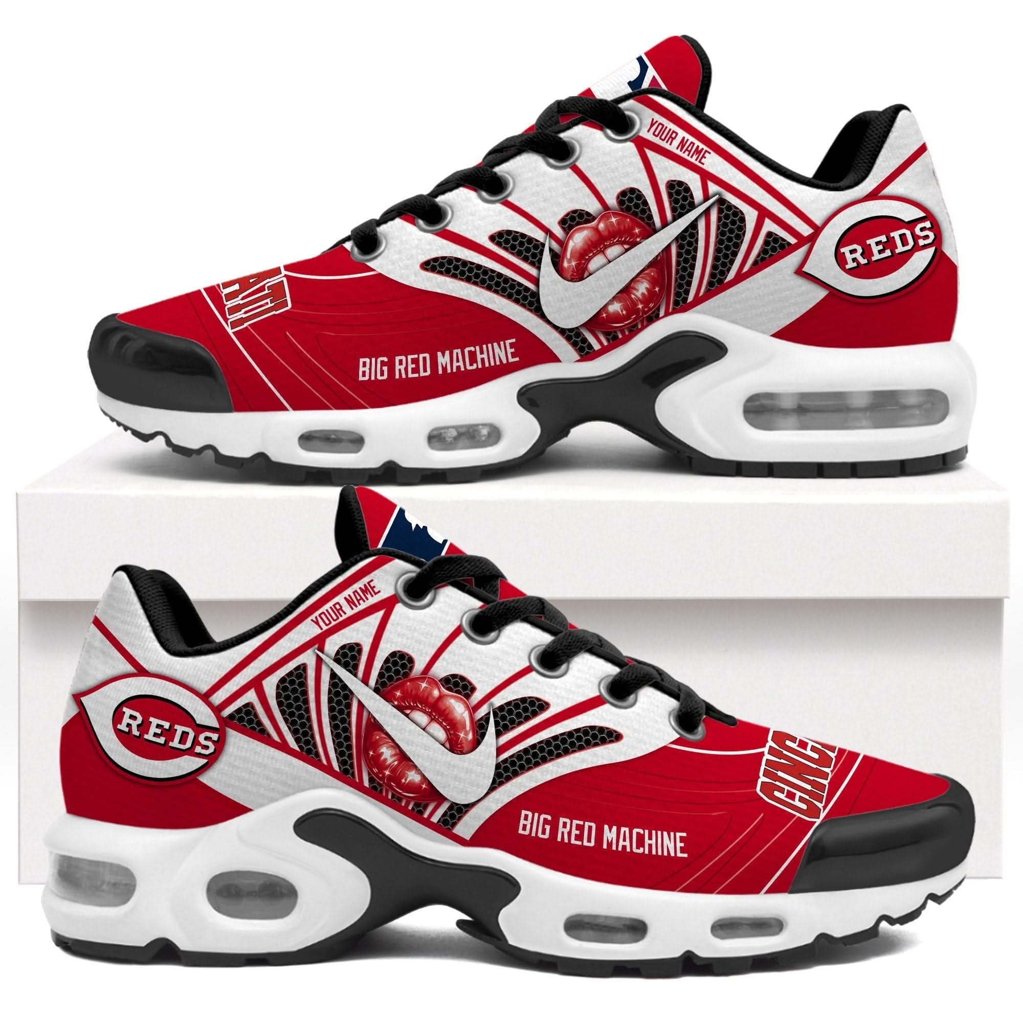 Cincinnati Reds Personalized Air Max Shoes 