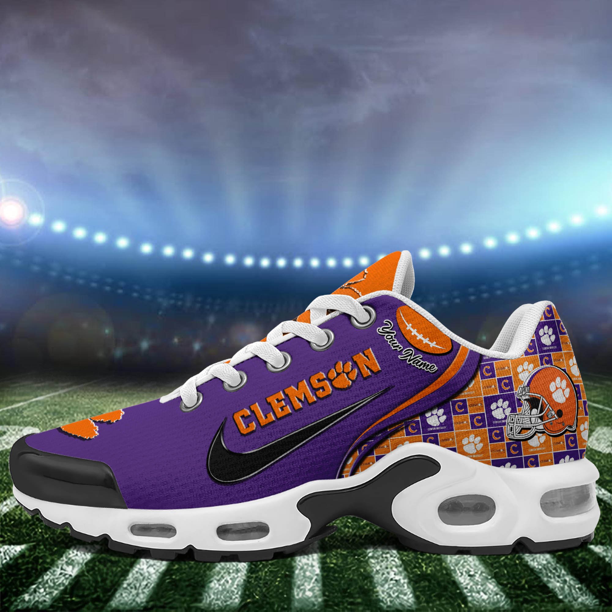 Clemson Tigers TN Shoes 2025 Version Custom Your Name 499