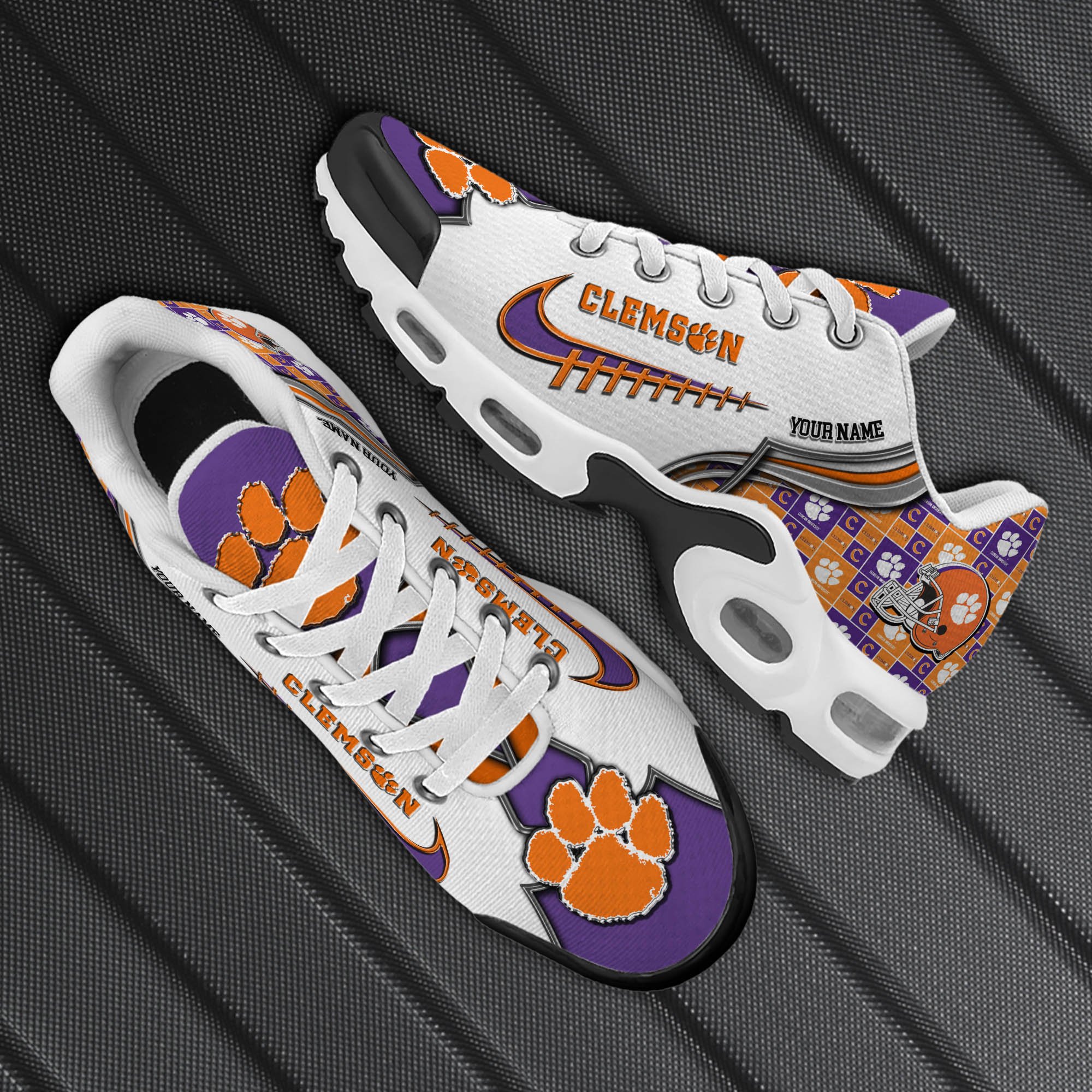 Clemson Tigers TN Shoes 2025 Version Custom Your Name 642