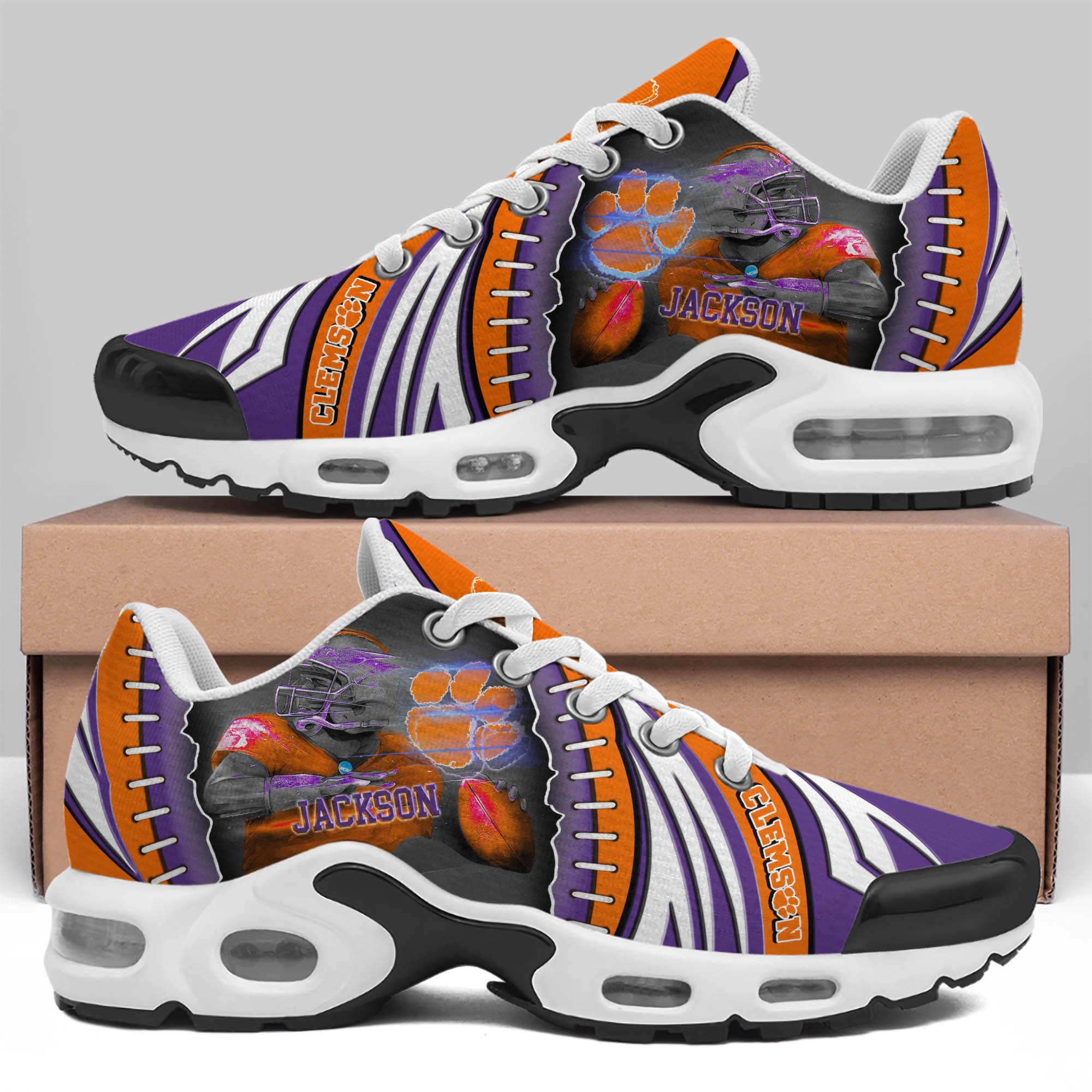 Clemson Tigers TN Shoes 2025 Version Custom Your Name 919