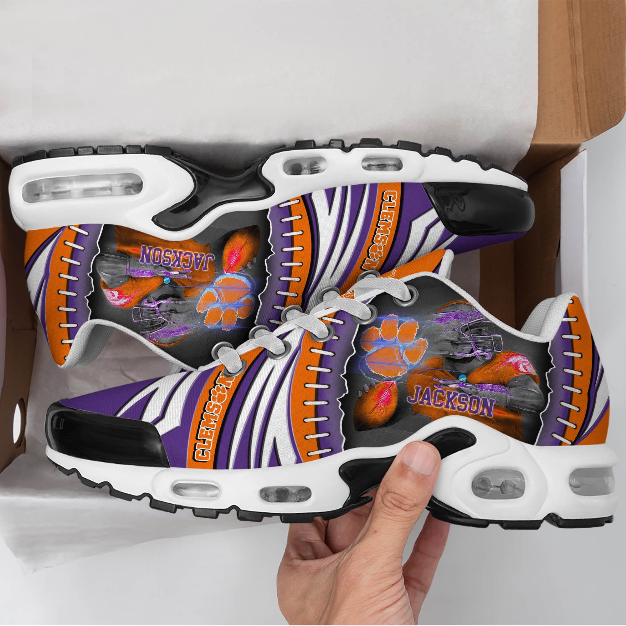 Clemson Tigers TN Shoes 2025 Version Custom Your Name 919