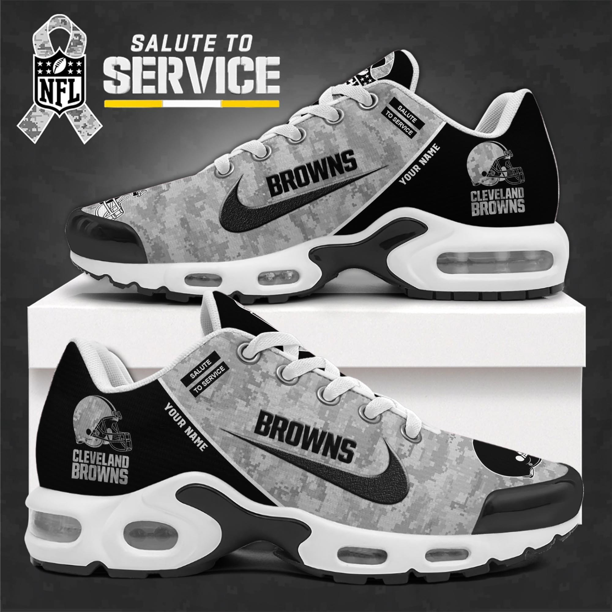 Cleveland Browns Team TN Shoes 2025 Version Custom Name 581