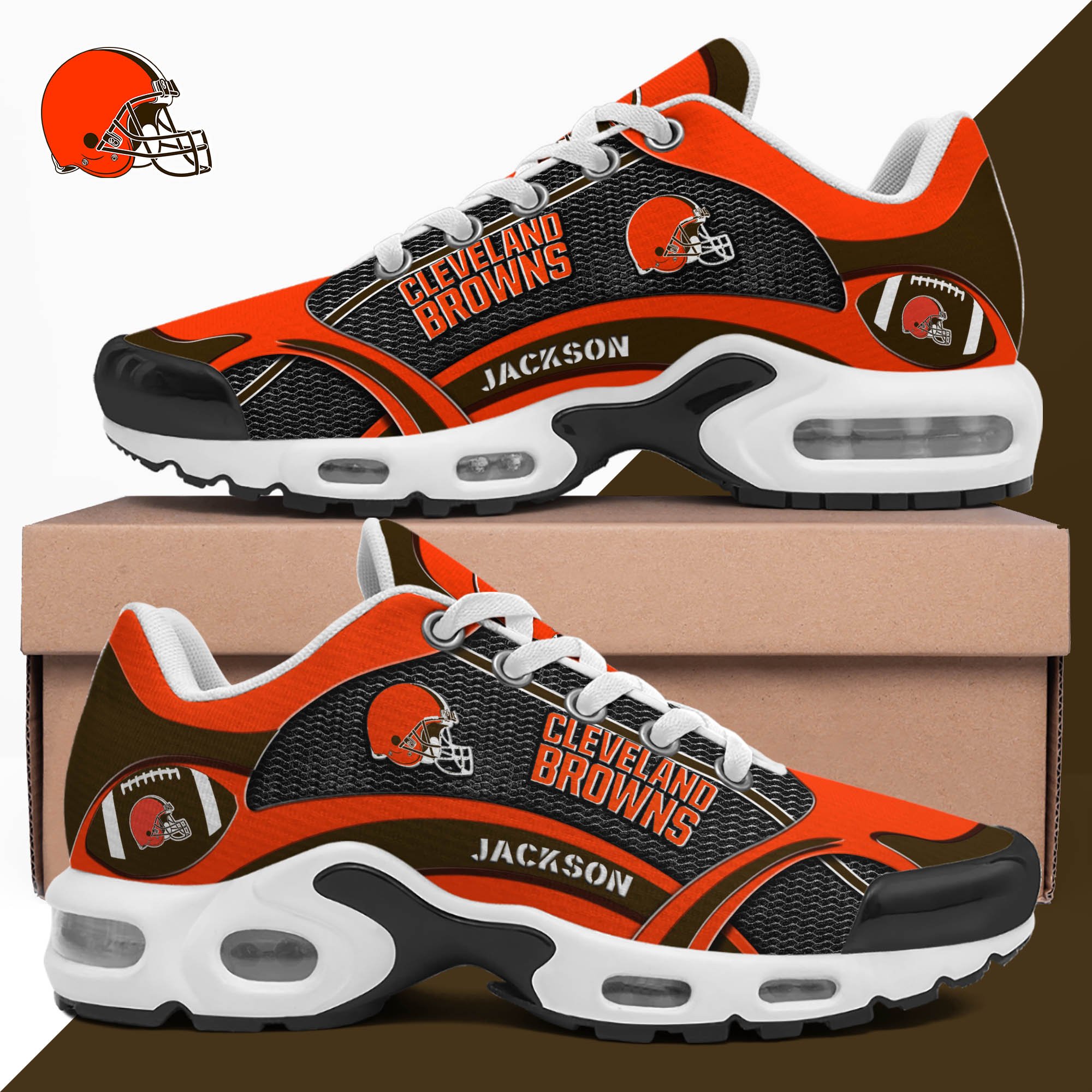 Cleveland Browns Team TN Shoes 2025 Version Custom Name 889