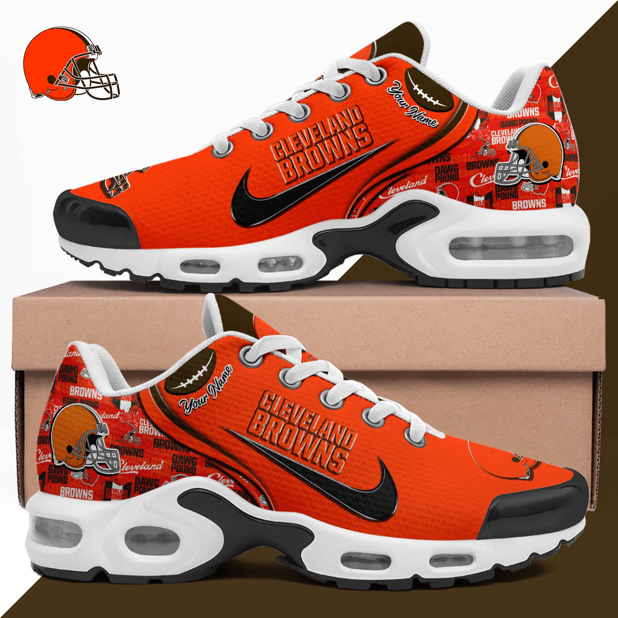 Cleveland Browns TN Shoes 2025 Version Custom Your Name 499