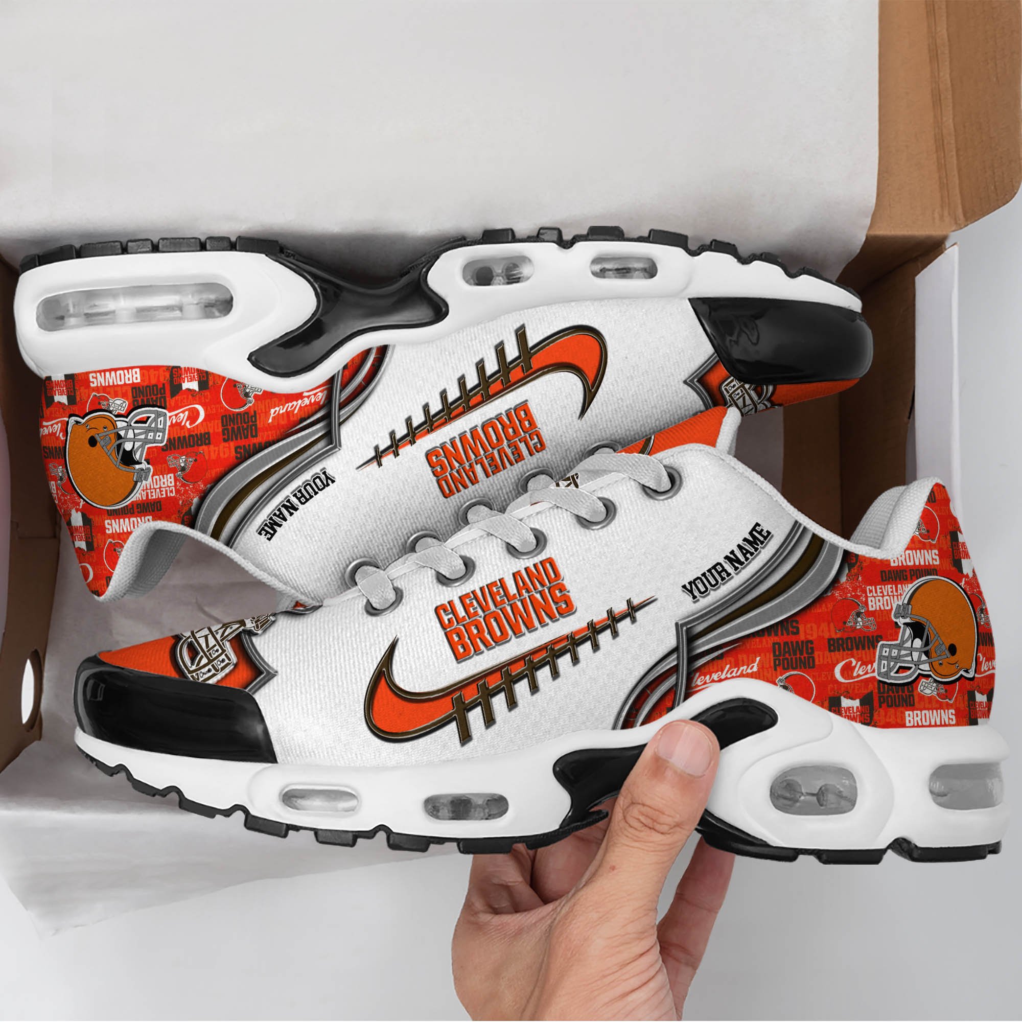 Cleveland Browns TN Shoes 2025 Version Custom Your Name 642