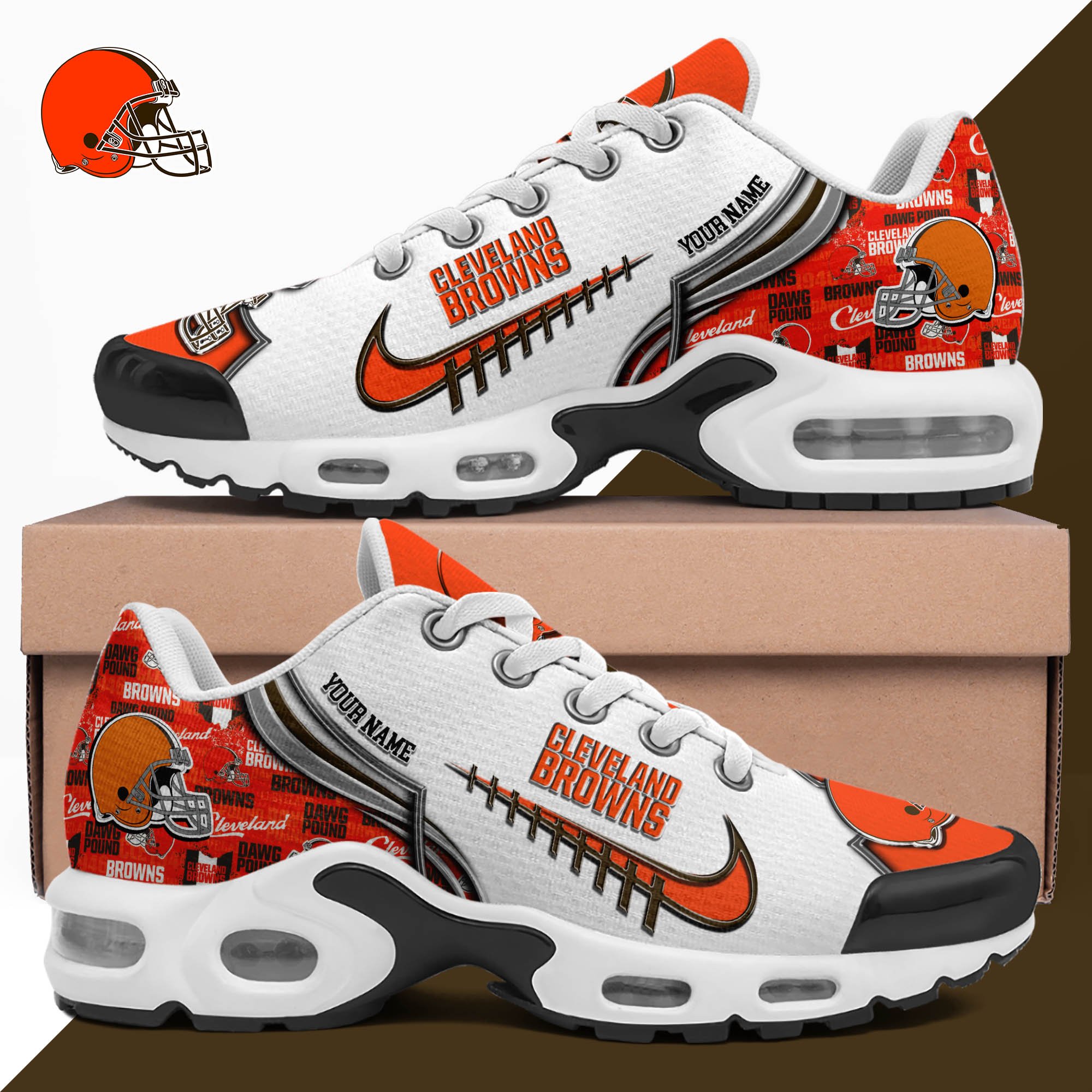 Cleveland Browns TN Shoes 2025 Version Custom Your Name 642