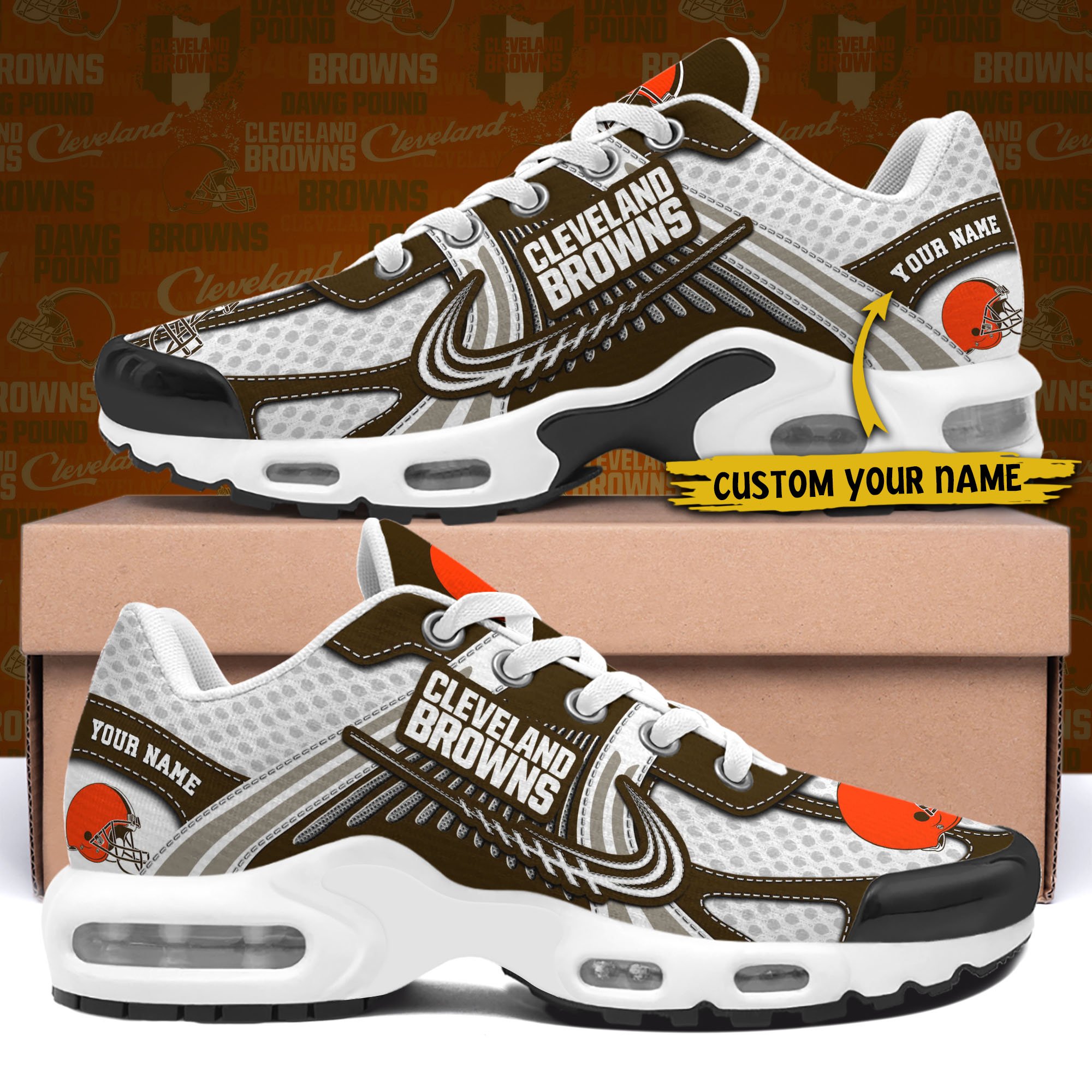 Cleveland Browns TN Shoes Custom Your Name, Sport Team Shoes