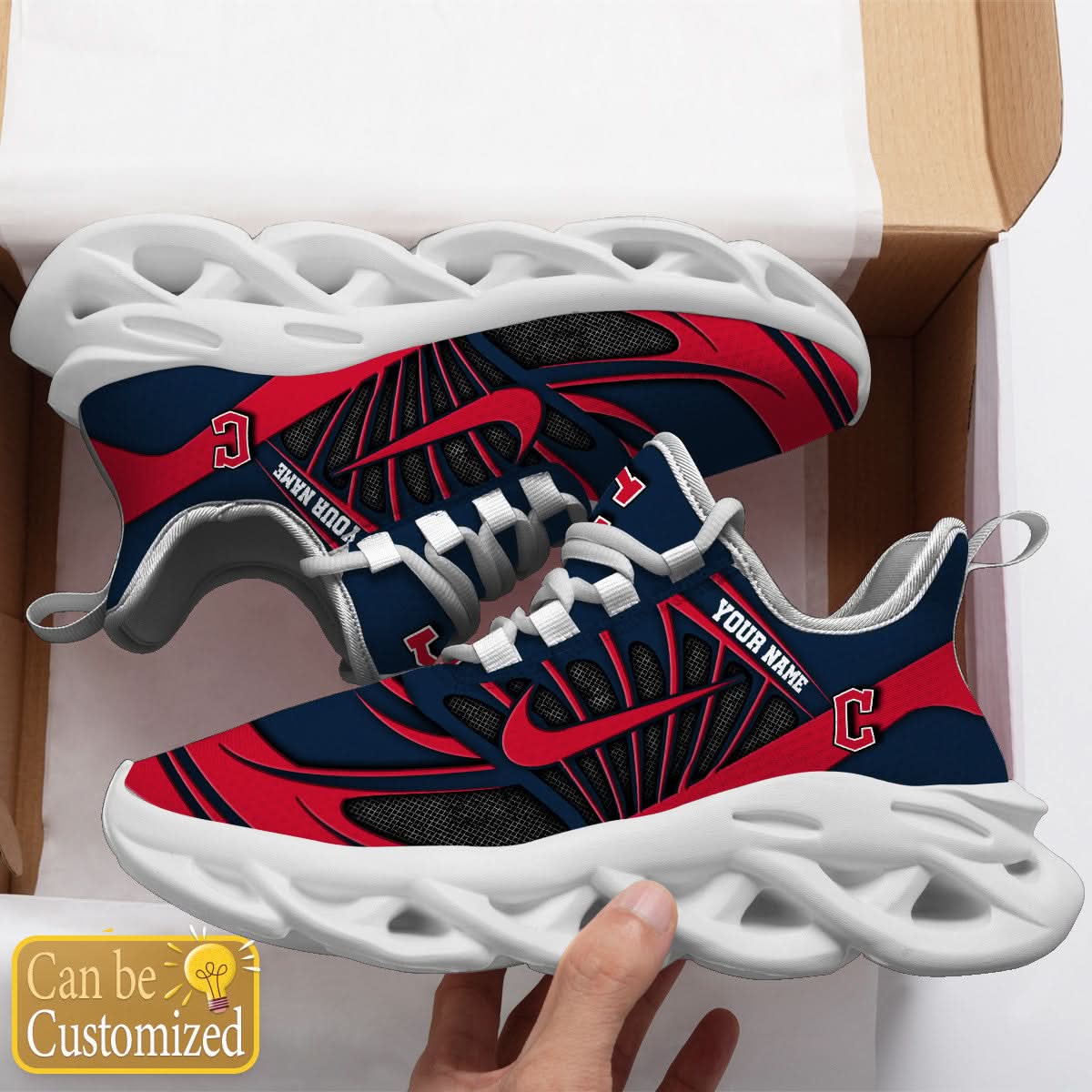 Cleveland Guardians Max Soul Sneakers Personalized