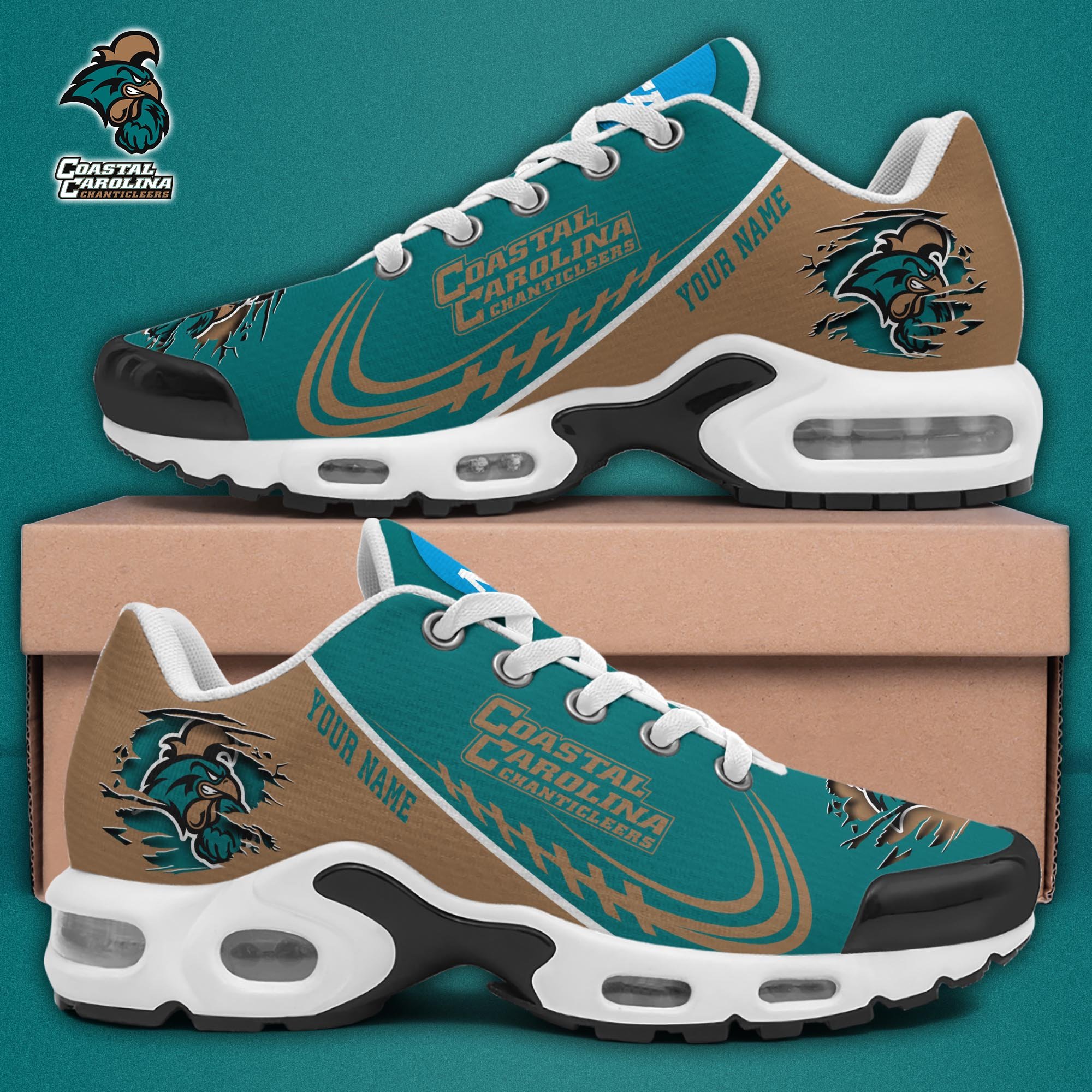 Coastal Carolina Chanticleers TN Shoes 2025 Version Custom Name 