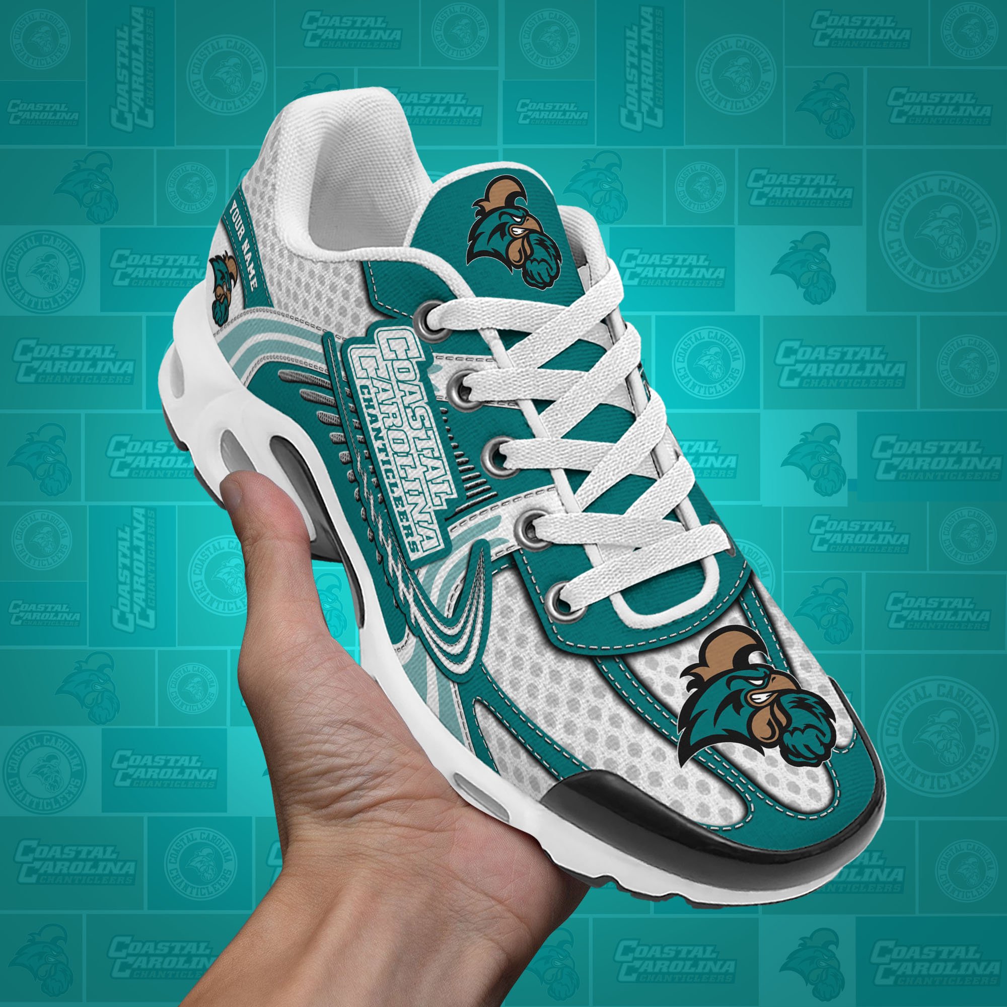 Coastal Carolina Chanticleers TN Shoes Custom Your Name, Sport Shoes