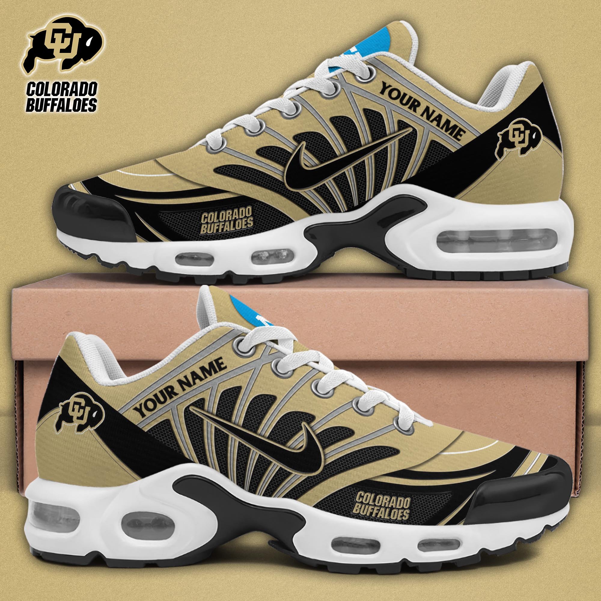 Colorado Buffaloes TN Shoes 2025 Version Custom Name 