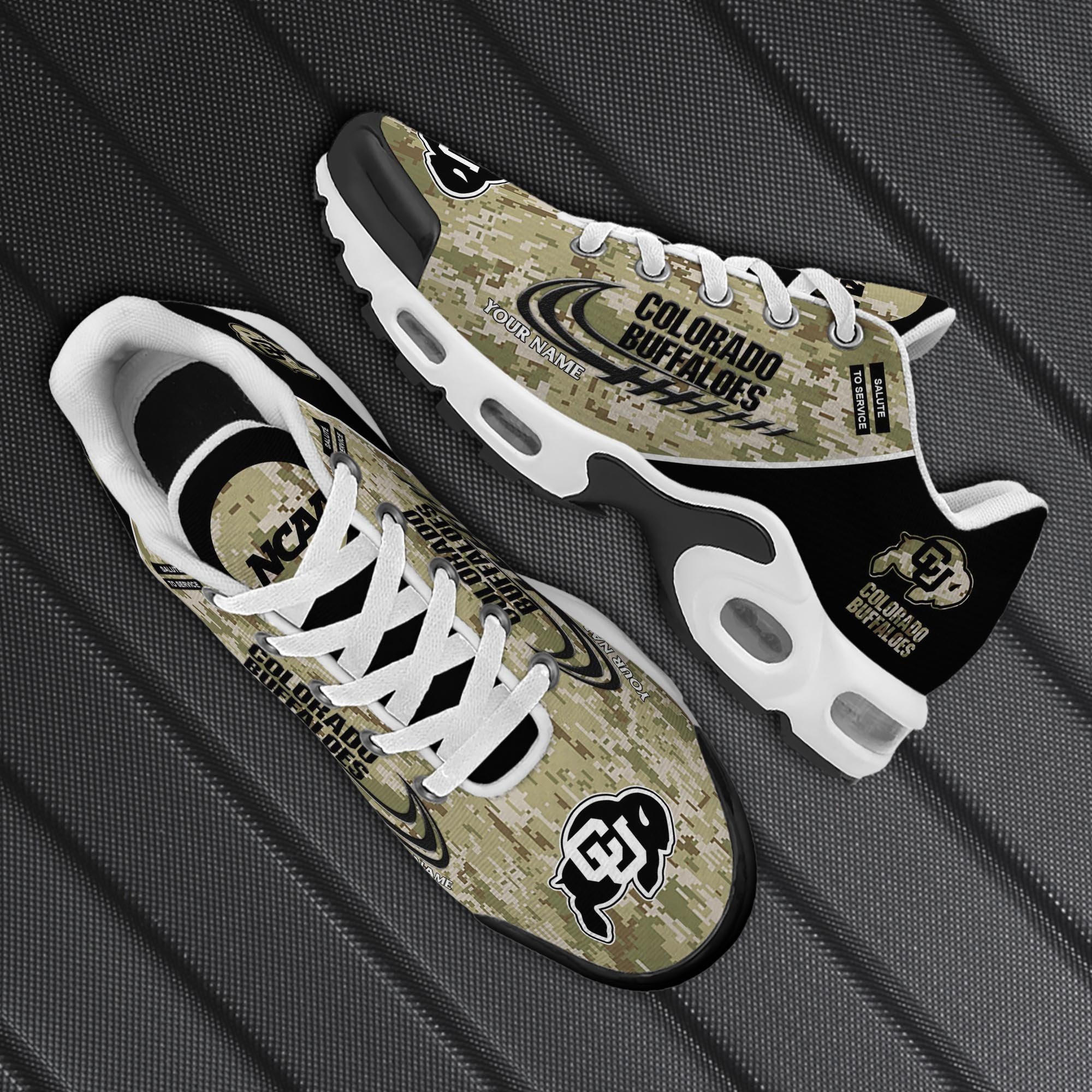 Colorado Buffaloes TN Shoes 2025 Version Custom Name, Camouflage Shoes, Gifts For Football Lovers