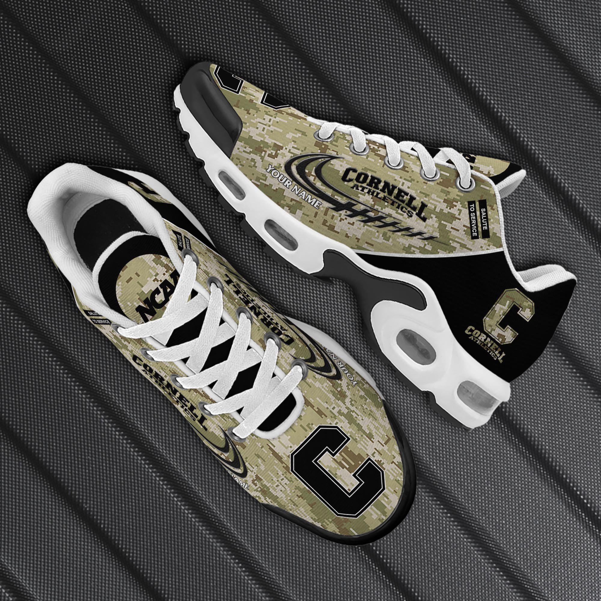 Cornell Big Red TN Shoes 2025 Version Custom Name, Camouflage Shoes, Gifts For Football Lovers