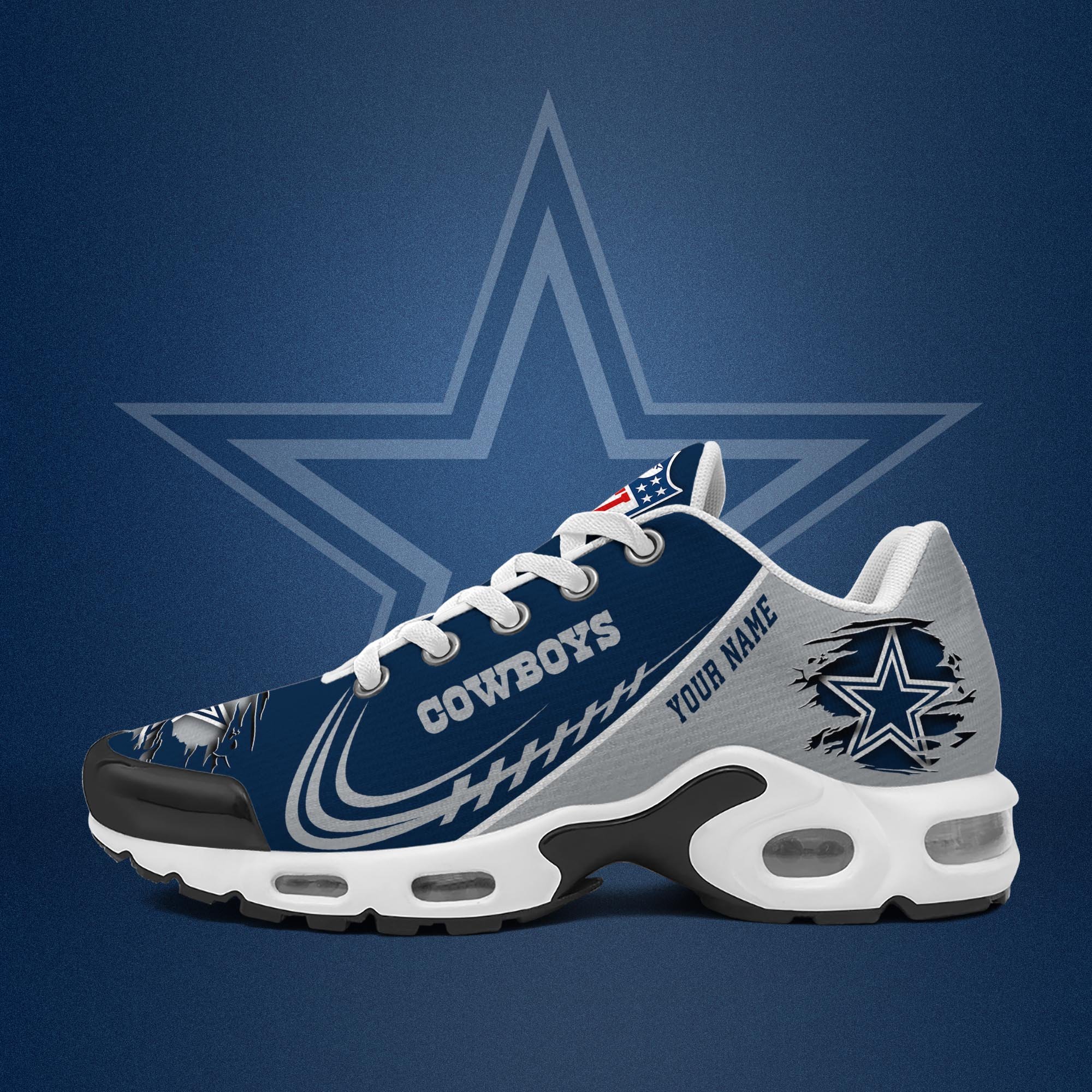 Dallas Cowboys TN Shoes 2025 Version Custom Name
