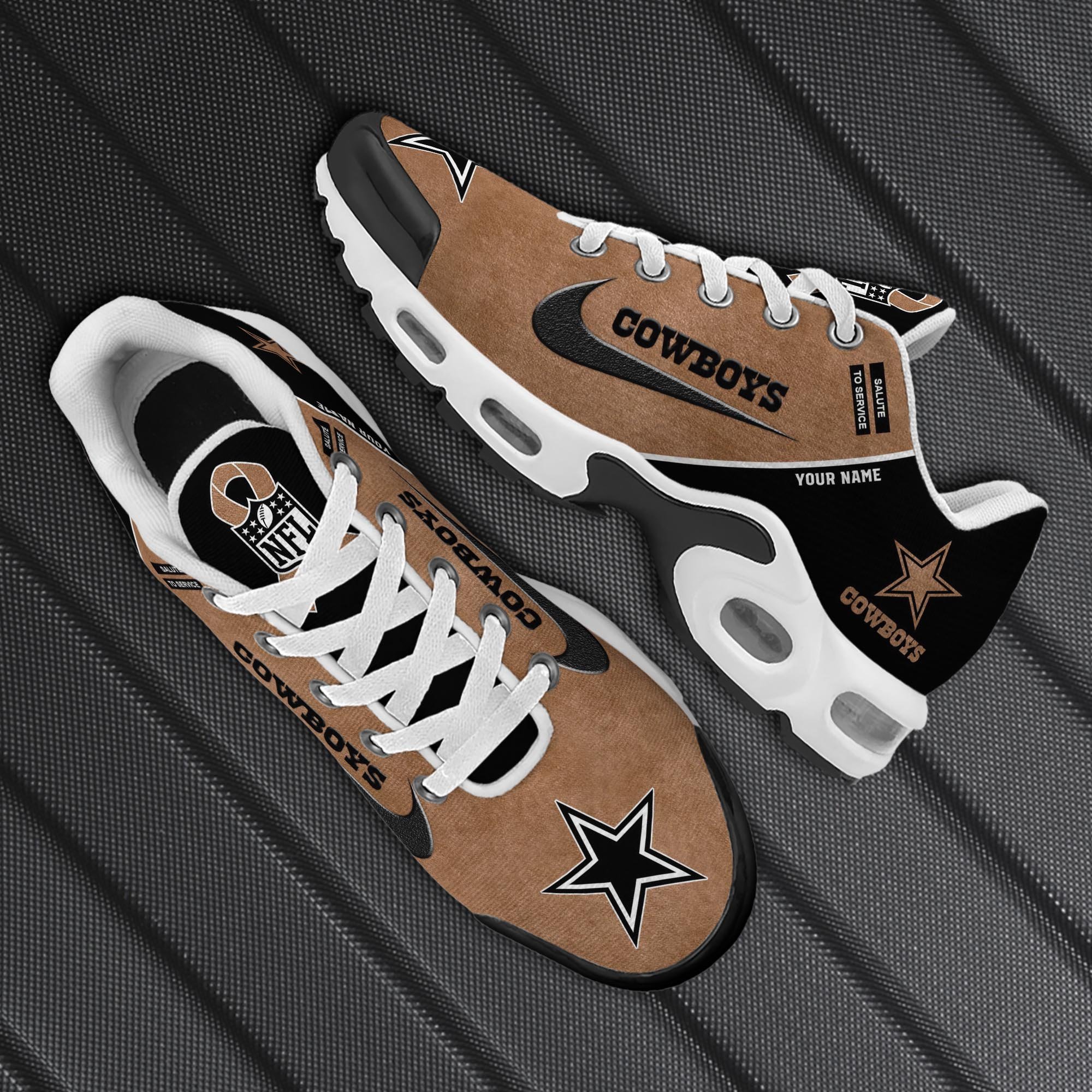 Dallas Cowboys TN Shoes 2025 Version Custom Name, Shoes For Football Fans, Fan Gifts PH623