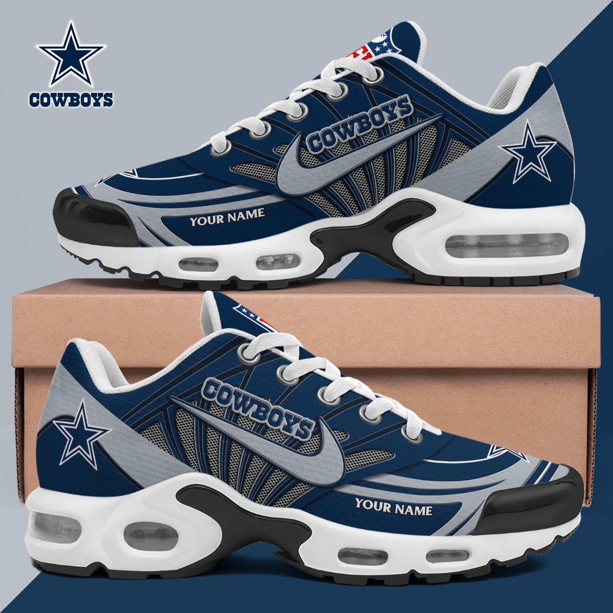 Dallas Cowboys TN Shoes 2025 Version Custom Your Name 582