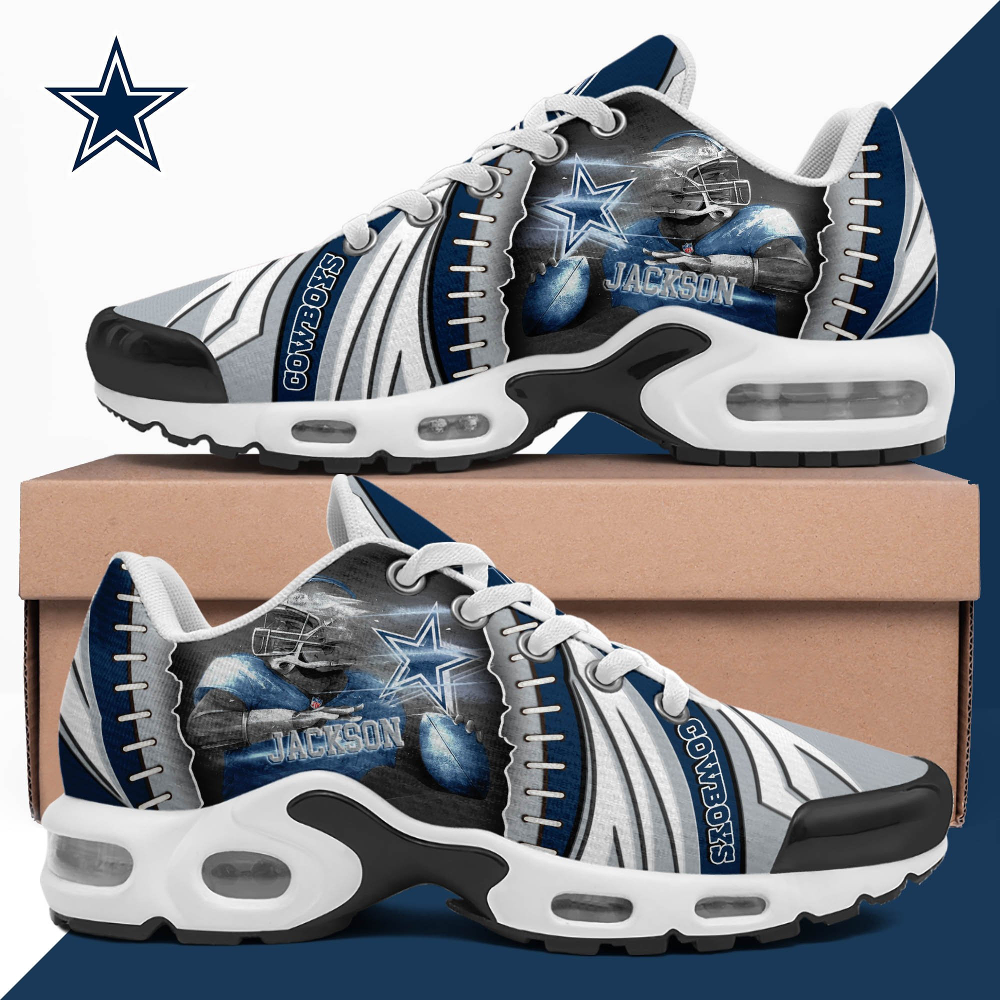 Dallas Cowboys TN Shoes 2025 Version Custom Your Name 919