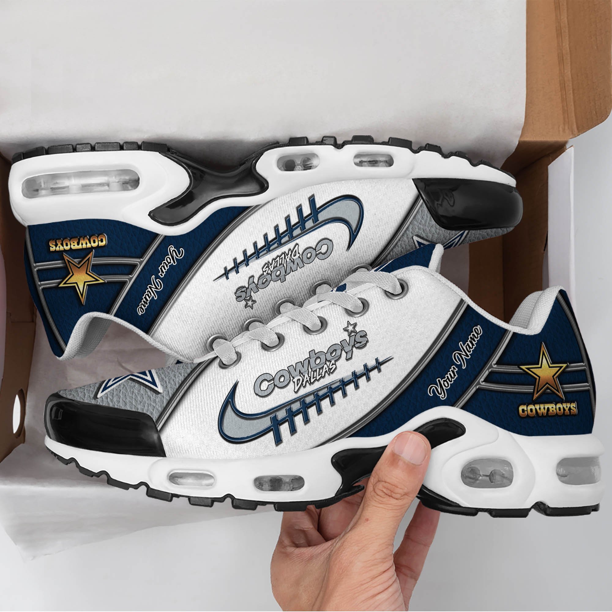 Dallas Cowboys TN Shoes 2025 Version Custom Your Name, Football Team Shoes 516