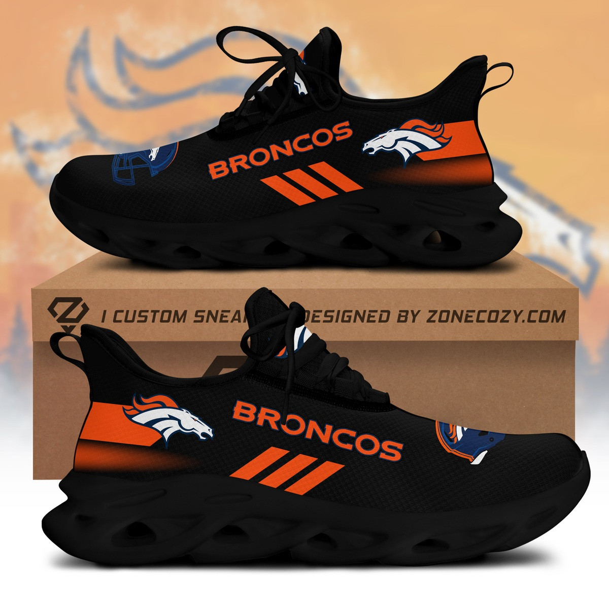 Denver Broncos Clunky Custom Sneaker Q200303