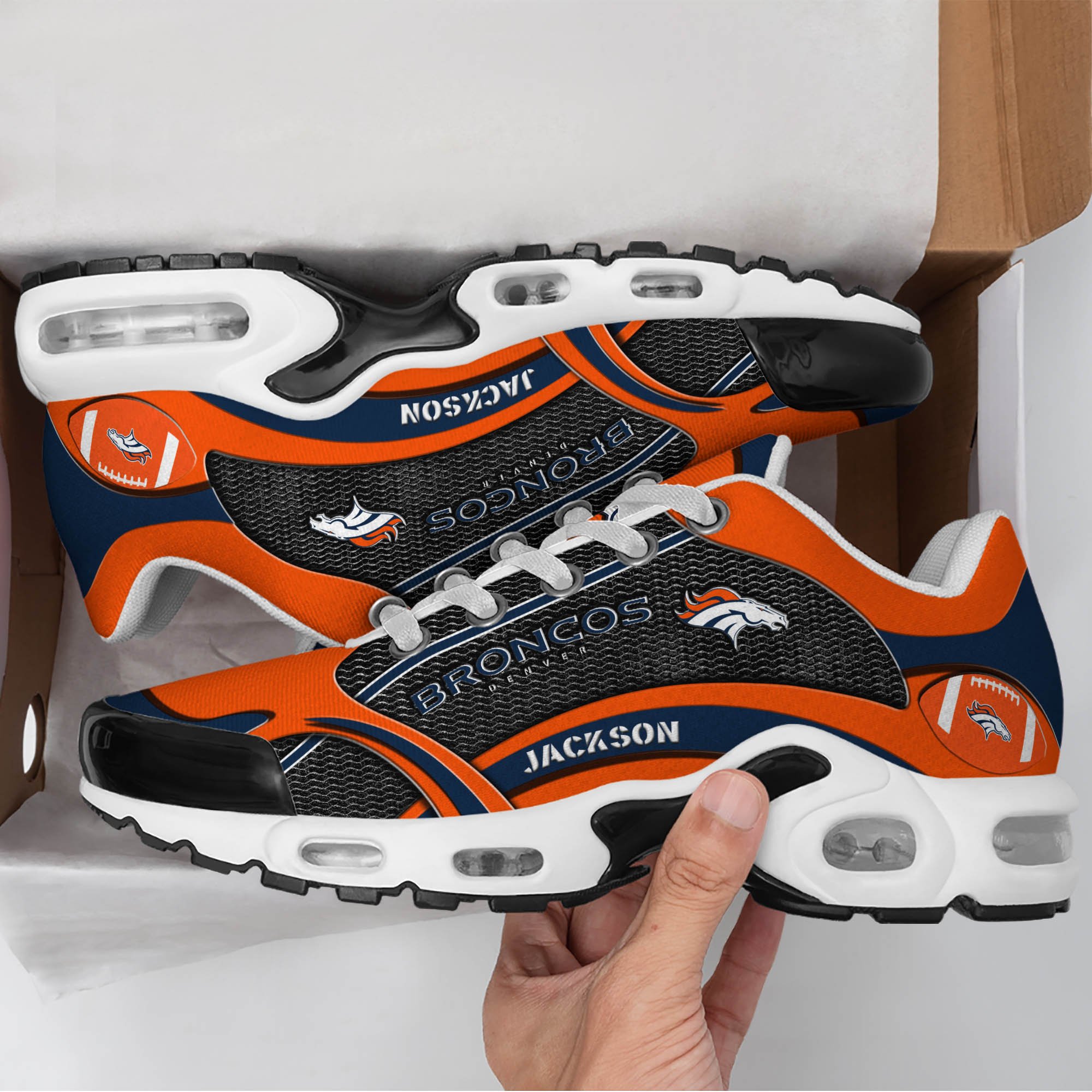 Denver Broncos Team TN Shoes 2025 Version Custom Name 889