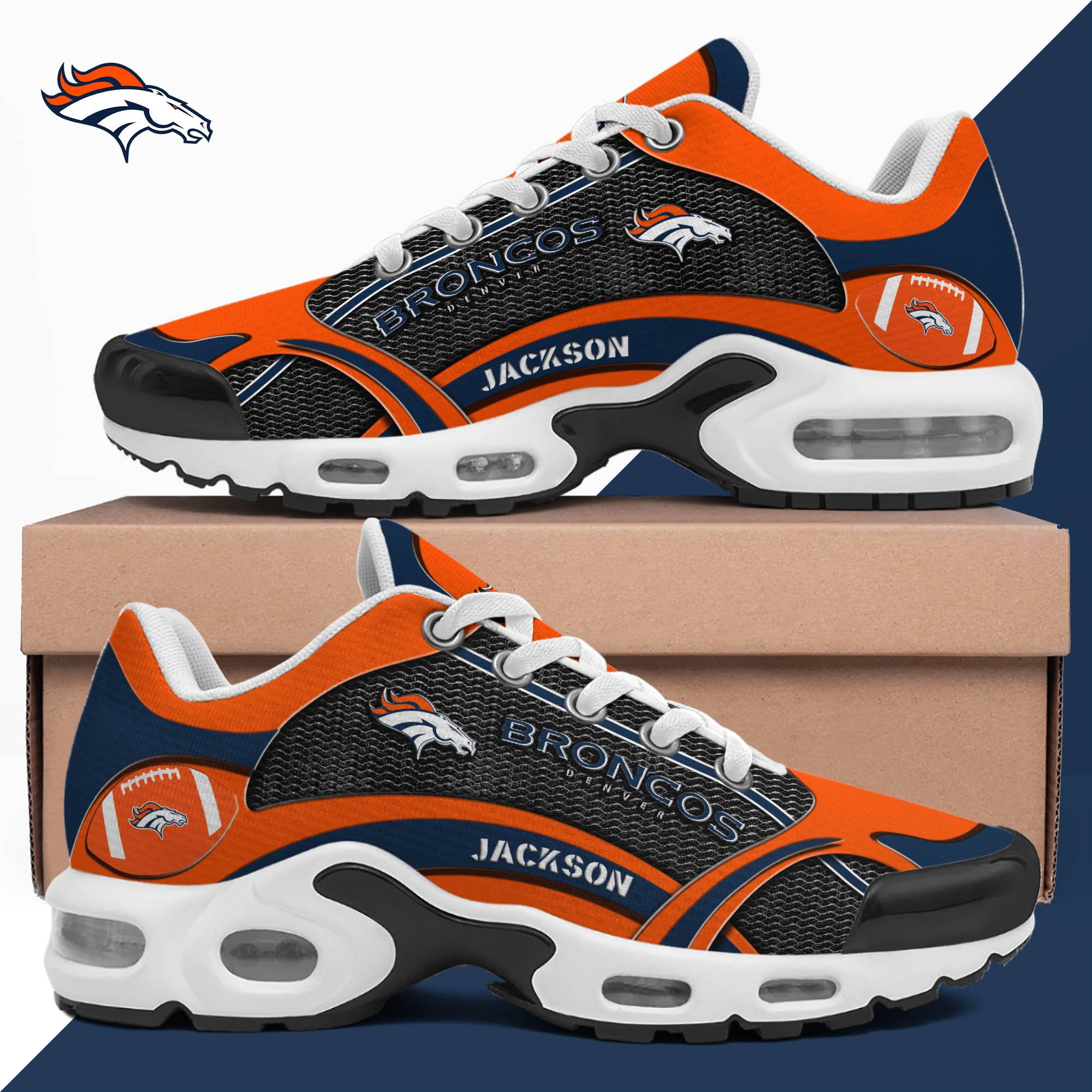 Denver Broncos Team TN Shoes 2025 Version Custom Name 889