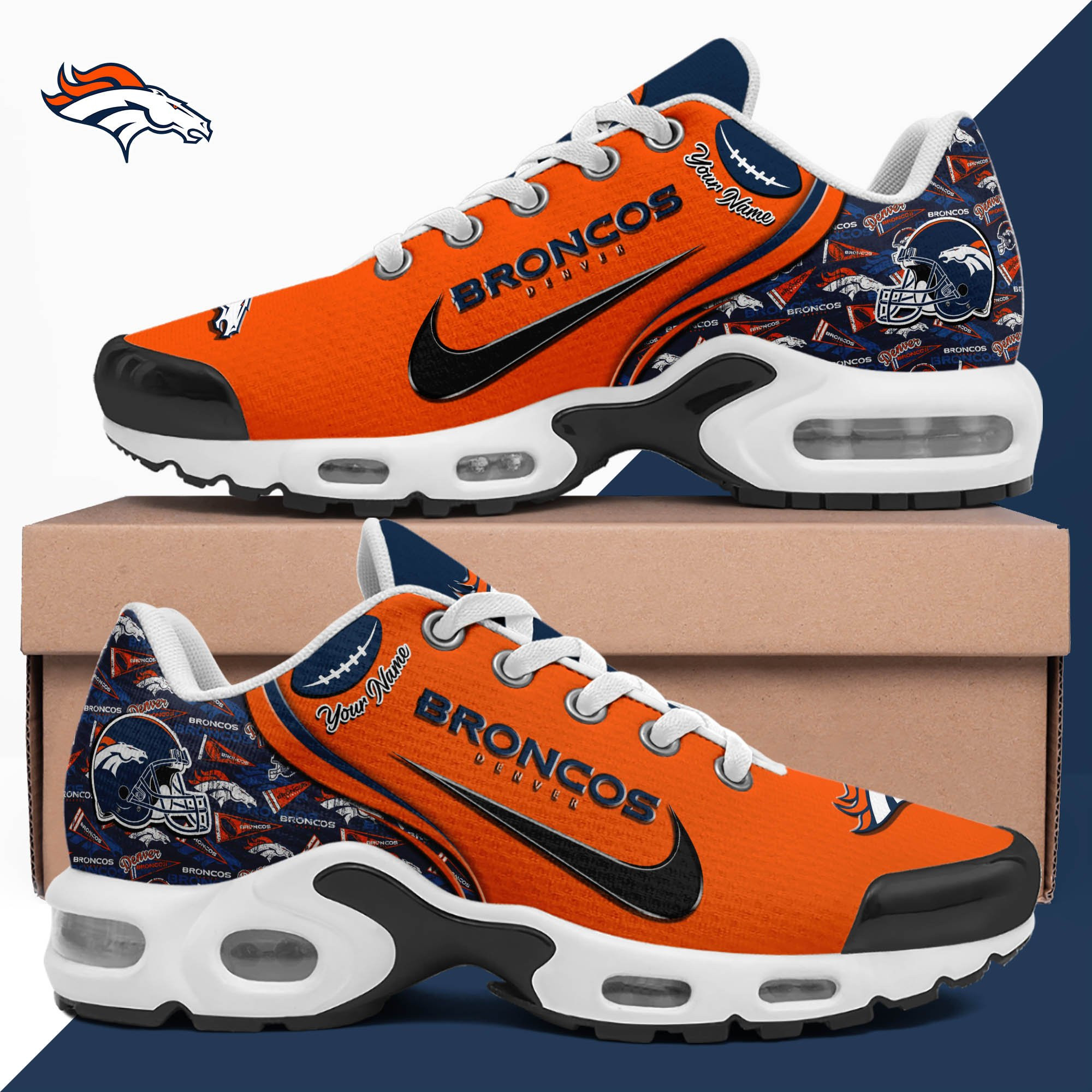 Denver Broncos TN Shoes 2025 Version Custom Your Name 499