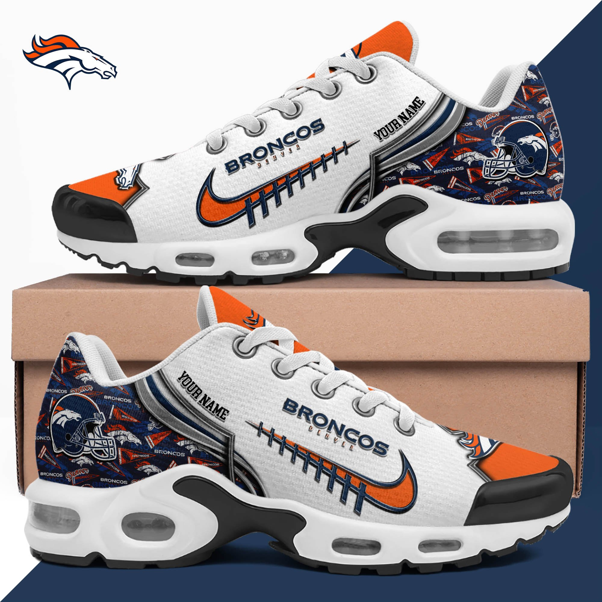 Denver Broncos TN Shoes 2025 Version Custom Your Name 642