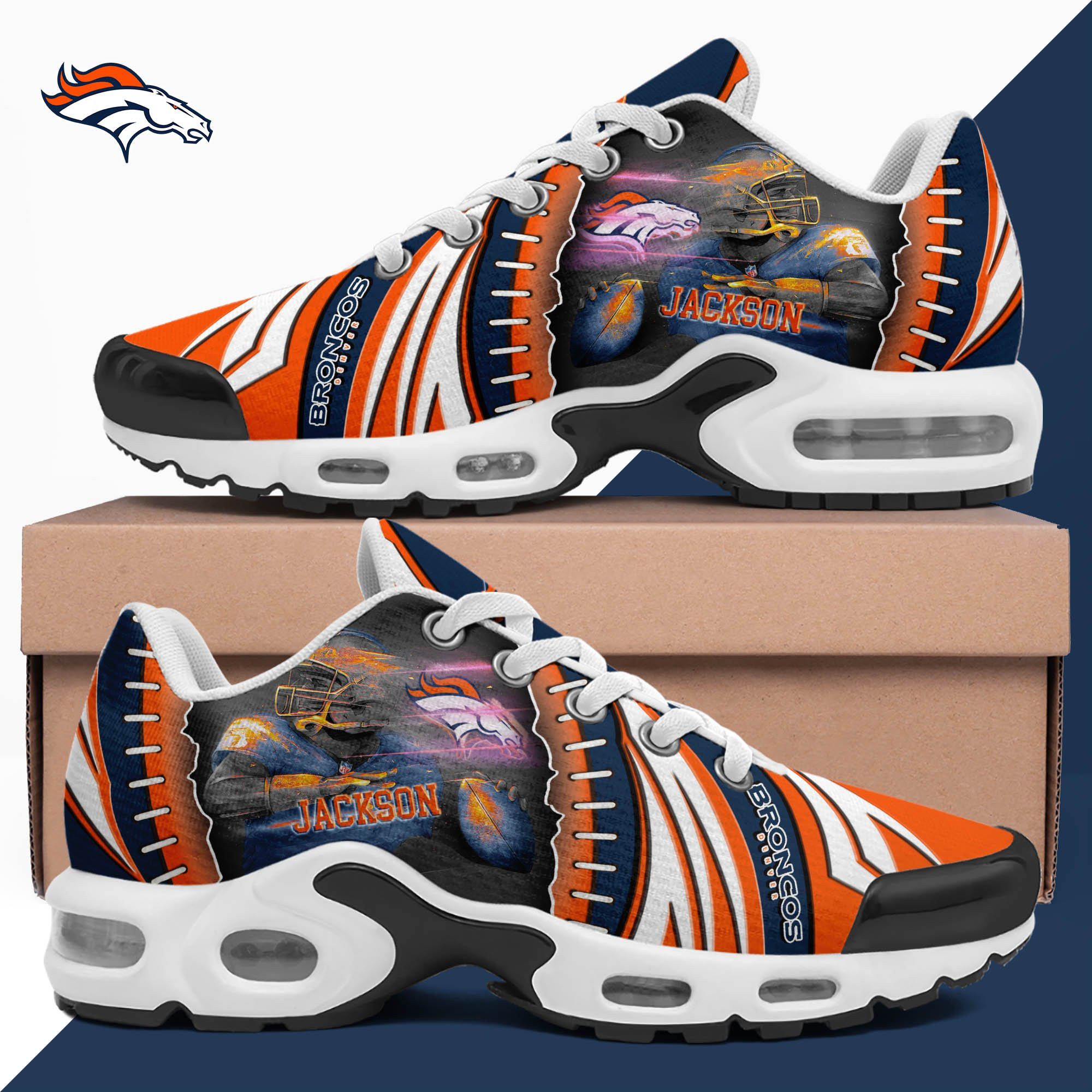 Denver Broncos TN Shoes 2025 Version Custom Your Name 919