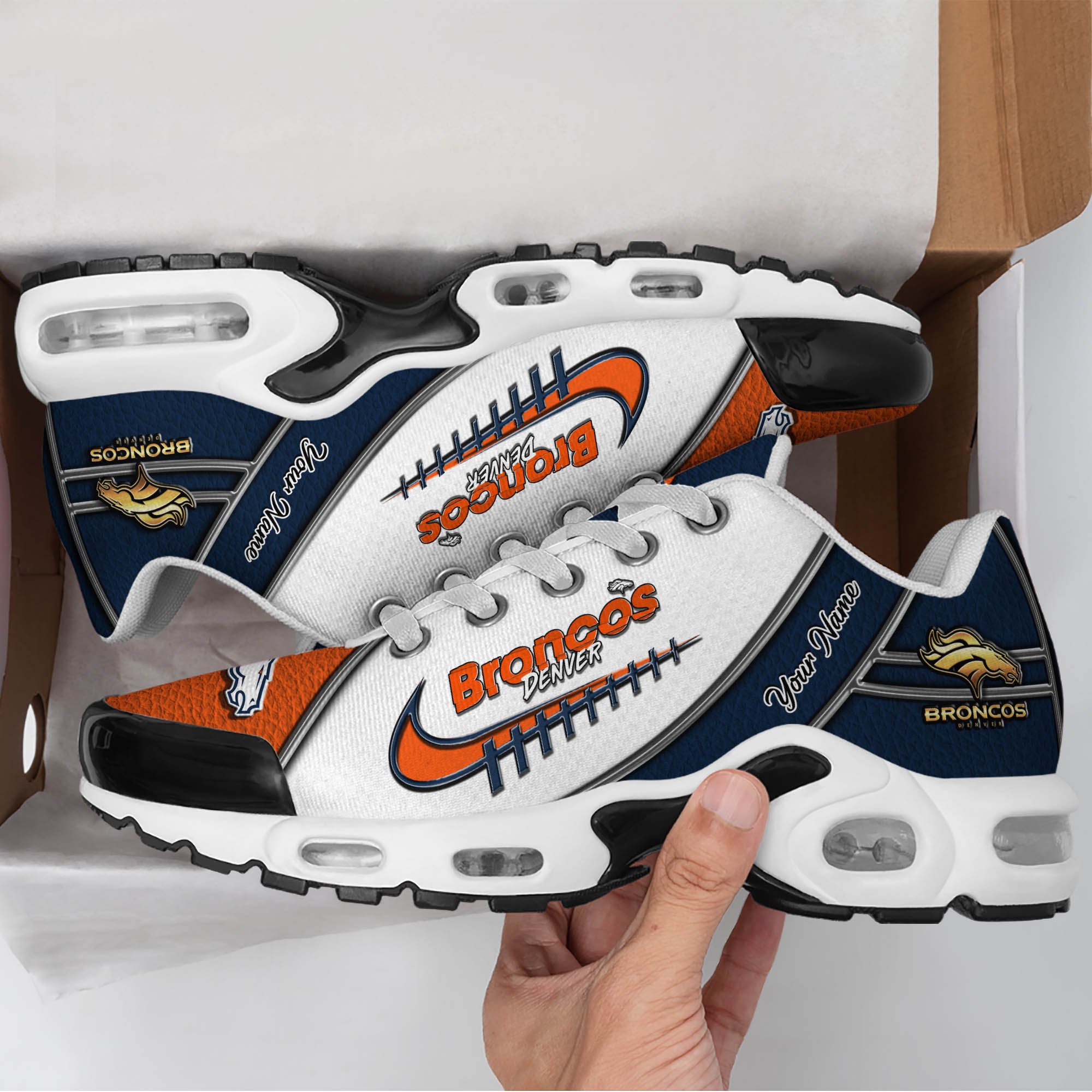 Denver Broncos TN Shoes 2025 Version Custom Your Name, Football Team Shoes 516