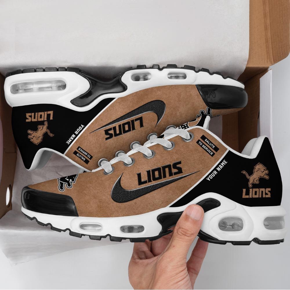 Detroit Lions TN Shoes 2025 Version Custom Name, Shoes For Football Fans, Fan Gifts PH623