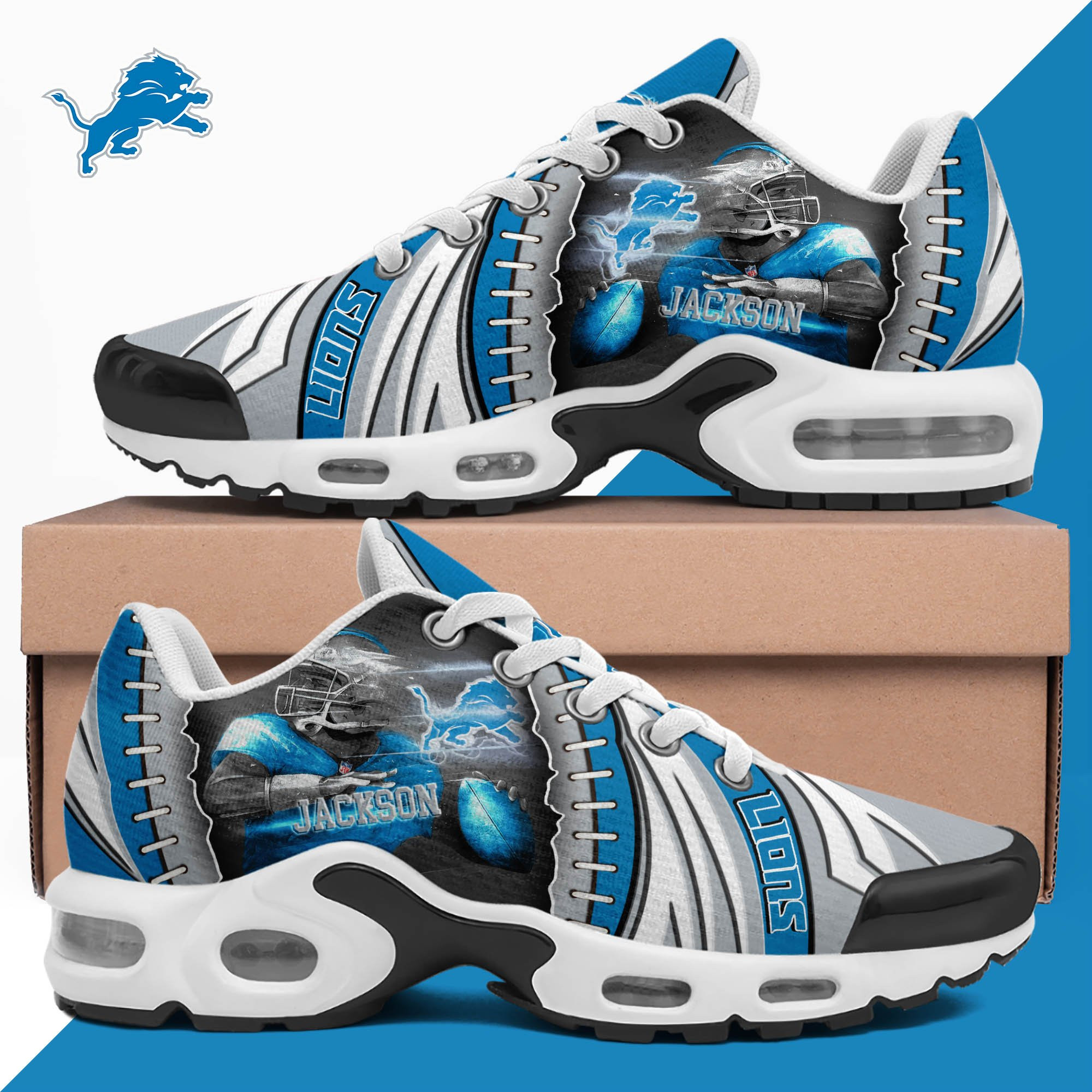 Detroit Lions TN Shoes 2025 Version Custom Your Name 919