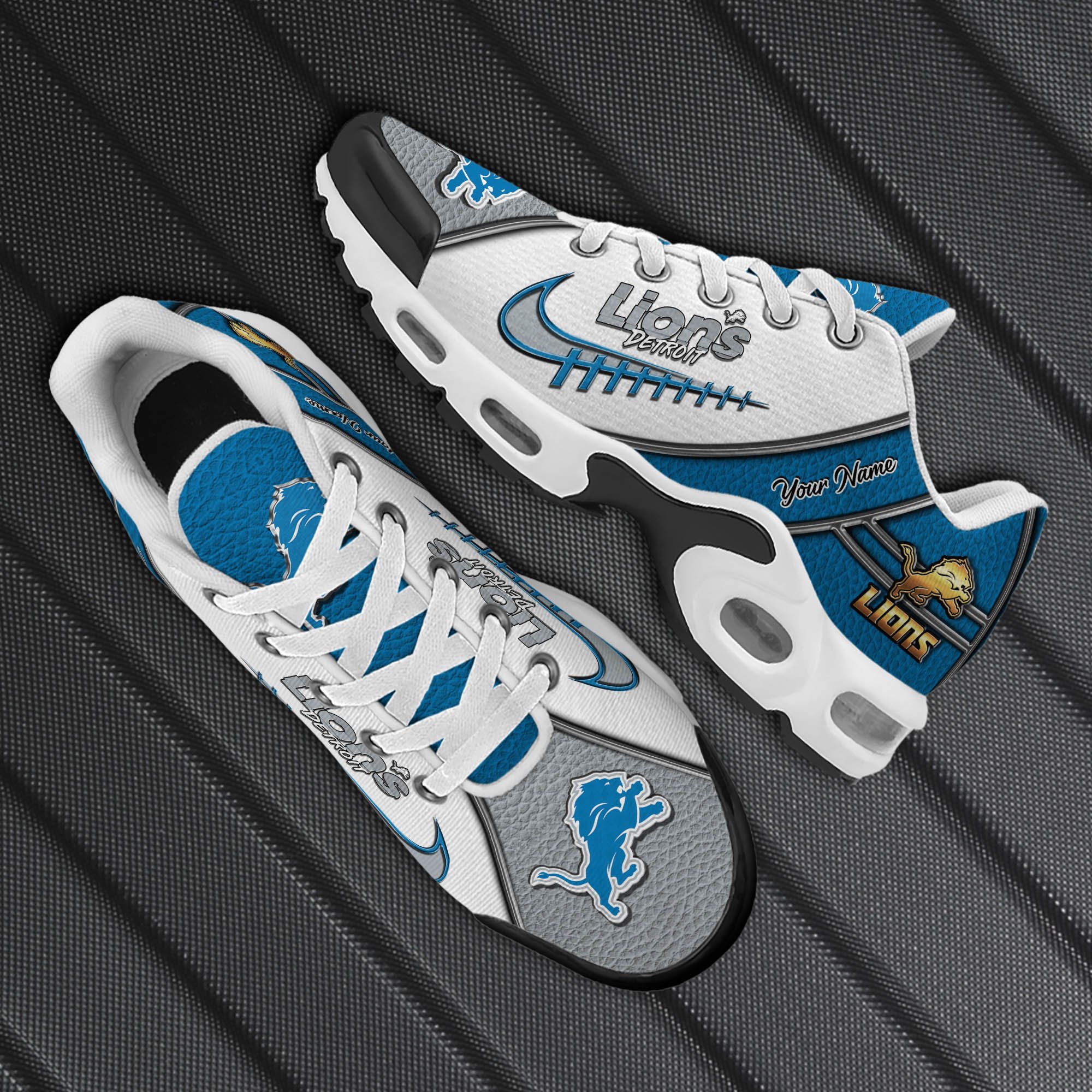 Detroit Lions TN Shoes 2025 Version Custom Your Name, Football Team Shoes 516