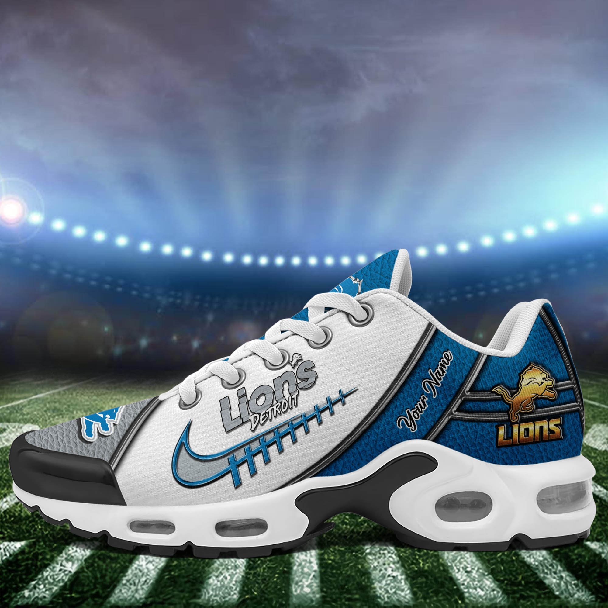 Detroit Lions TN Shoes 2025 Version Custom Your Name, Football Team Shoes 516