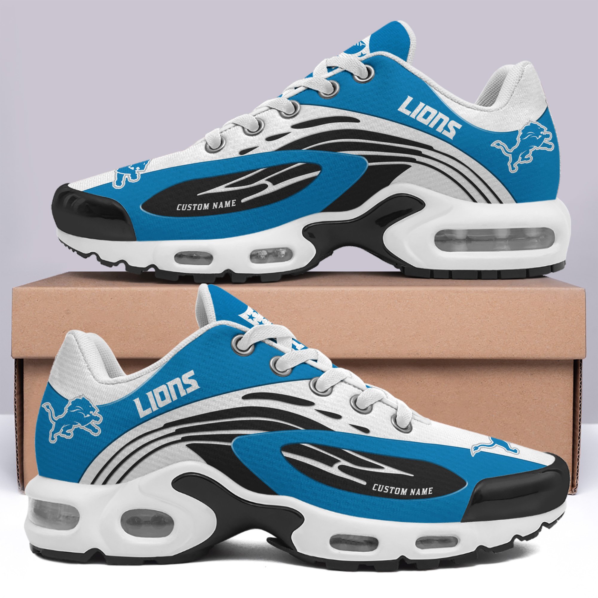 Detroit Lions TN Shoes 2025 Version Custom Your Name