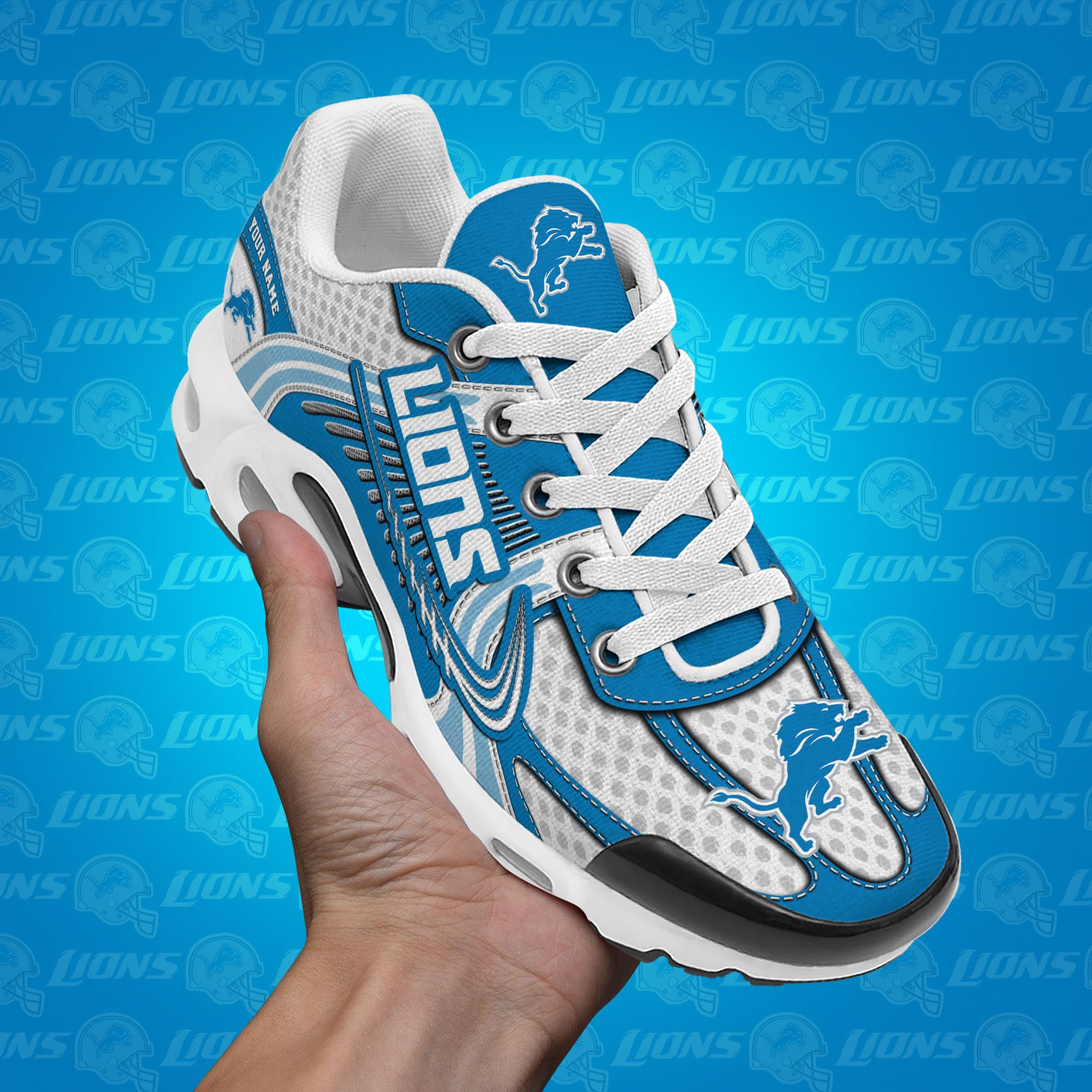 Detroit Lions TN Shoes Custom Your Name, Sport Team Shoes