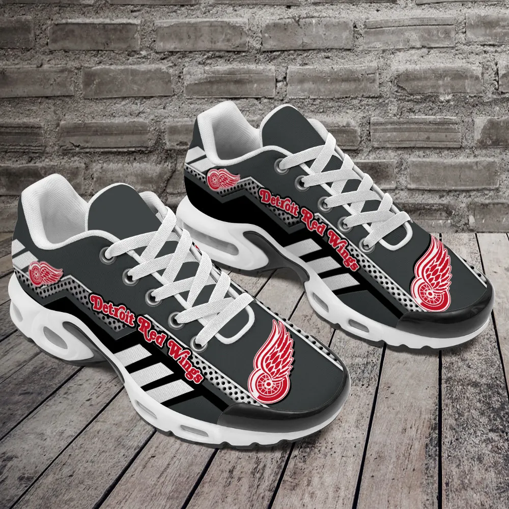 Detroit Red Wings Personalized Name Team Mix Colors Sport Team TN Air Max Shoes Air Cushion Sneakers 633QH-7013