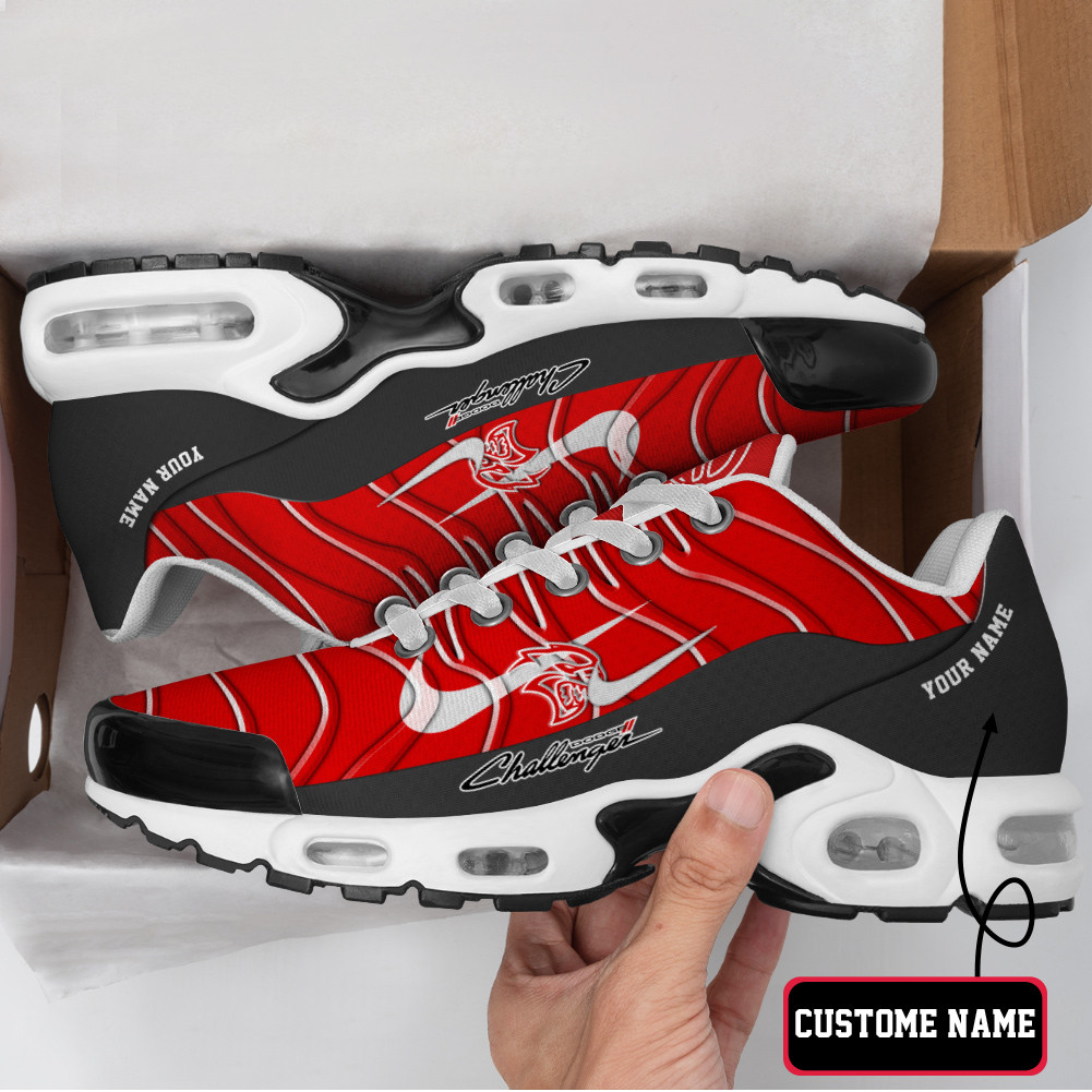 Dodge Challenger Vibrant Wave Custom Name TN Air Max Shoes Air Cushion Sneakers