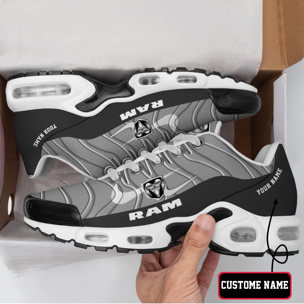 Dodge Ram Vibrant Wave Custom Name TN Air Max Shoes Air Cushion Sneakers