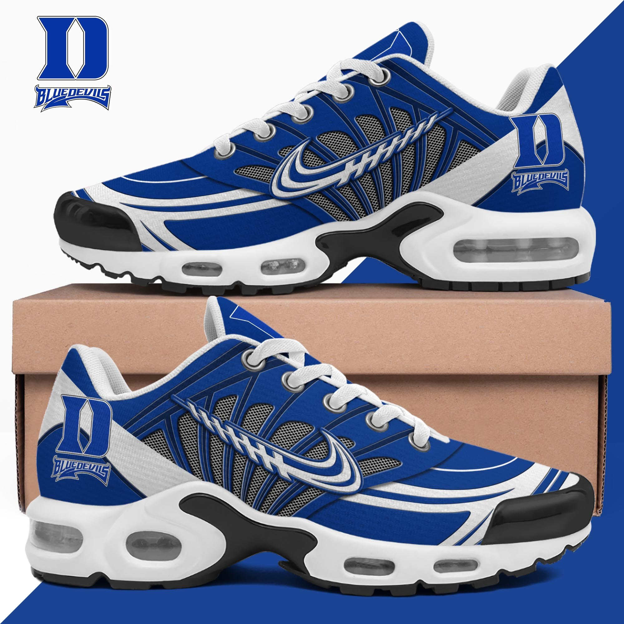 Duke Blue Devils TN Shoes 2025 Version Custom Name 135