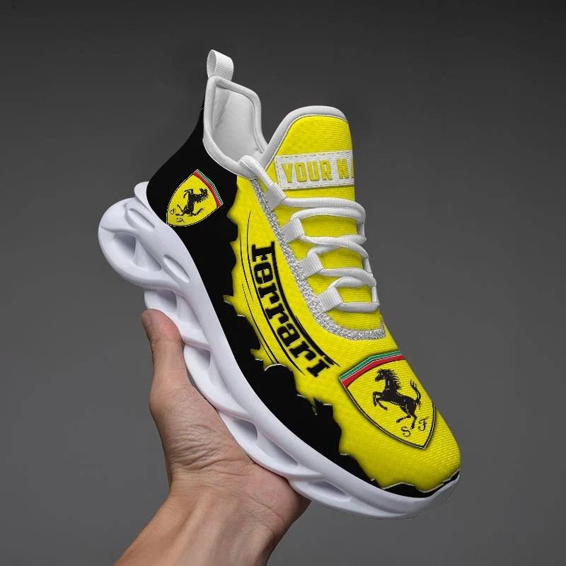 Ferrari Custom Name Design Max Soul Sneakers VS4