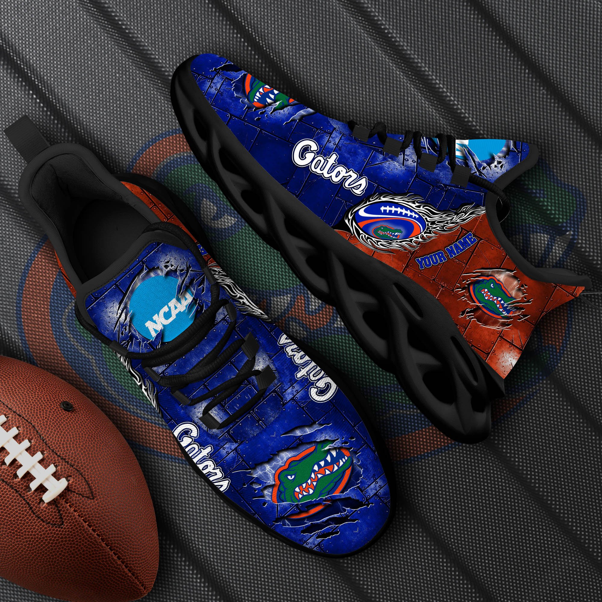 Florida Gators Black Max Soul Shoes 2025 Versions, White Max Soul Shoes Custom Your Name PH879