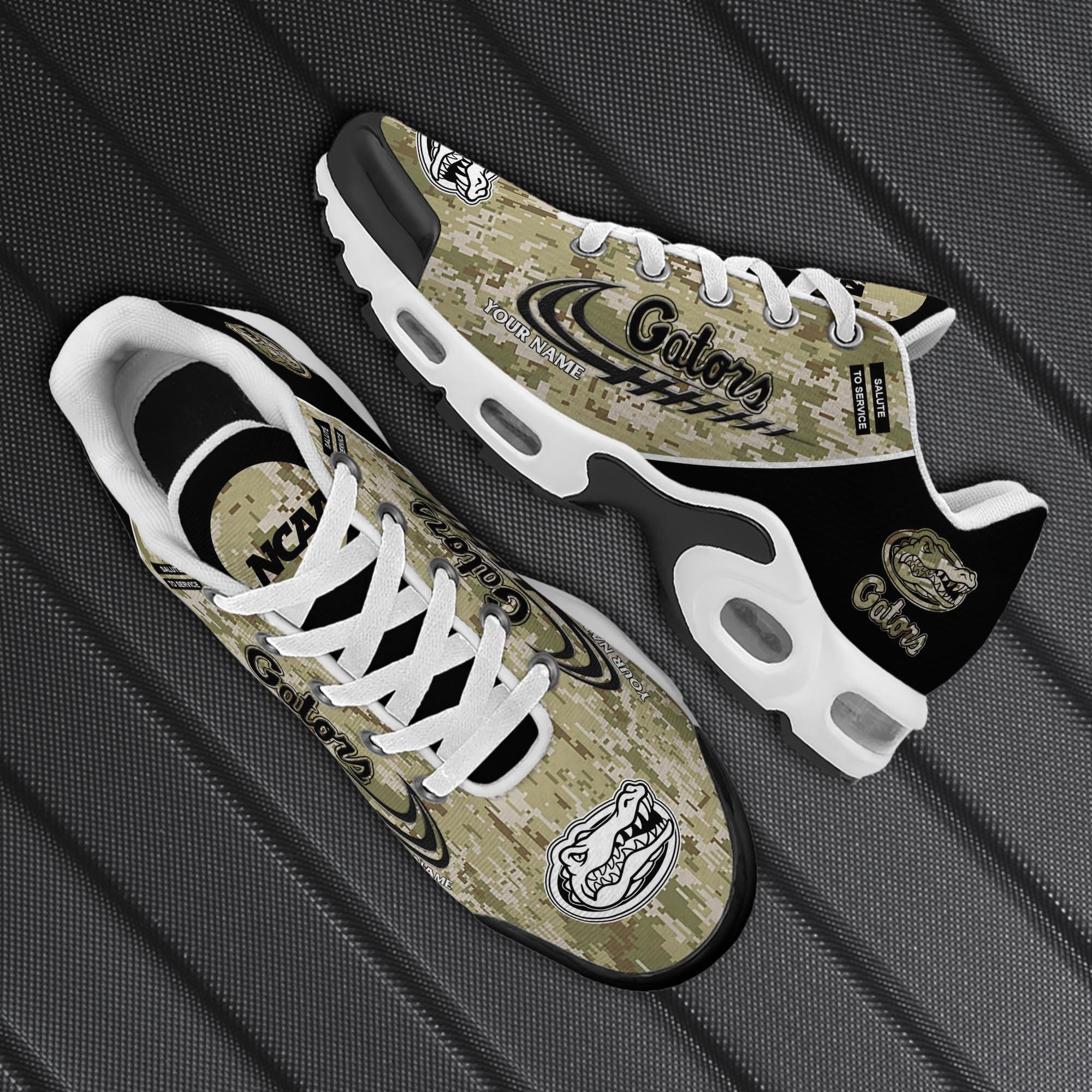 Florida Gators TN Shoes 2025 Version Custom Name, Camouflage Shoes, Gifts For Football Lovers