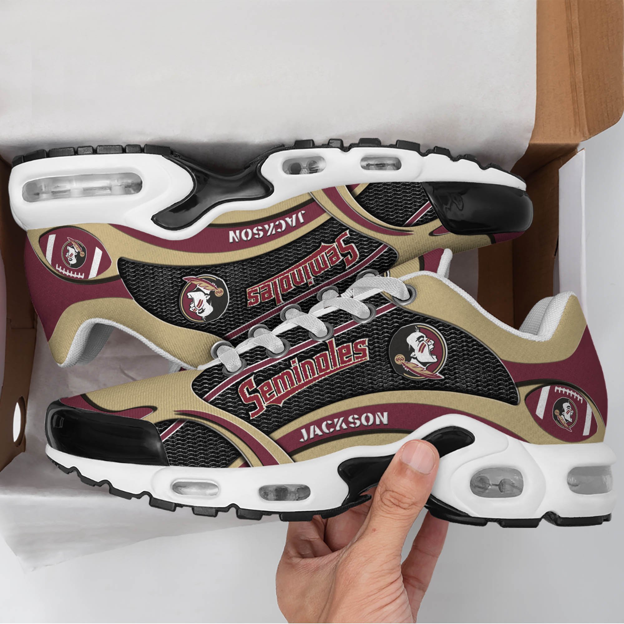 Florida State Seminoles Team TN Shoes 2025 Version Custom Name 889