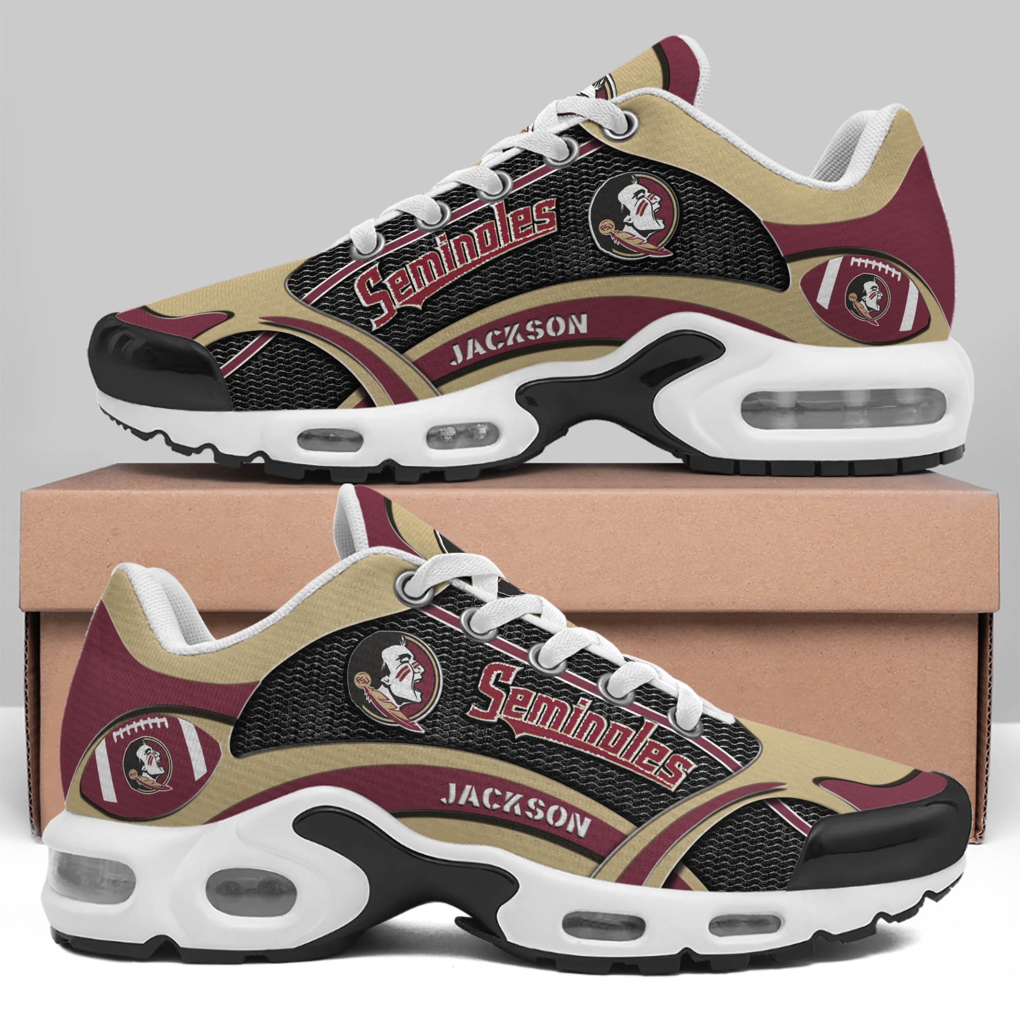 Florida State Seminoles Team TN Shoes 2025 Version Custom Name 889
