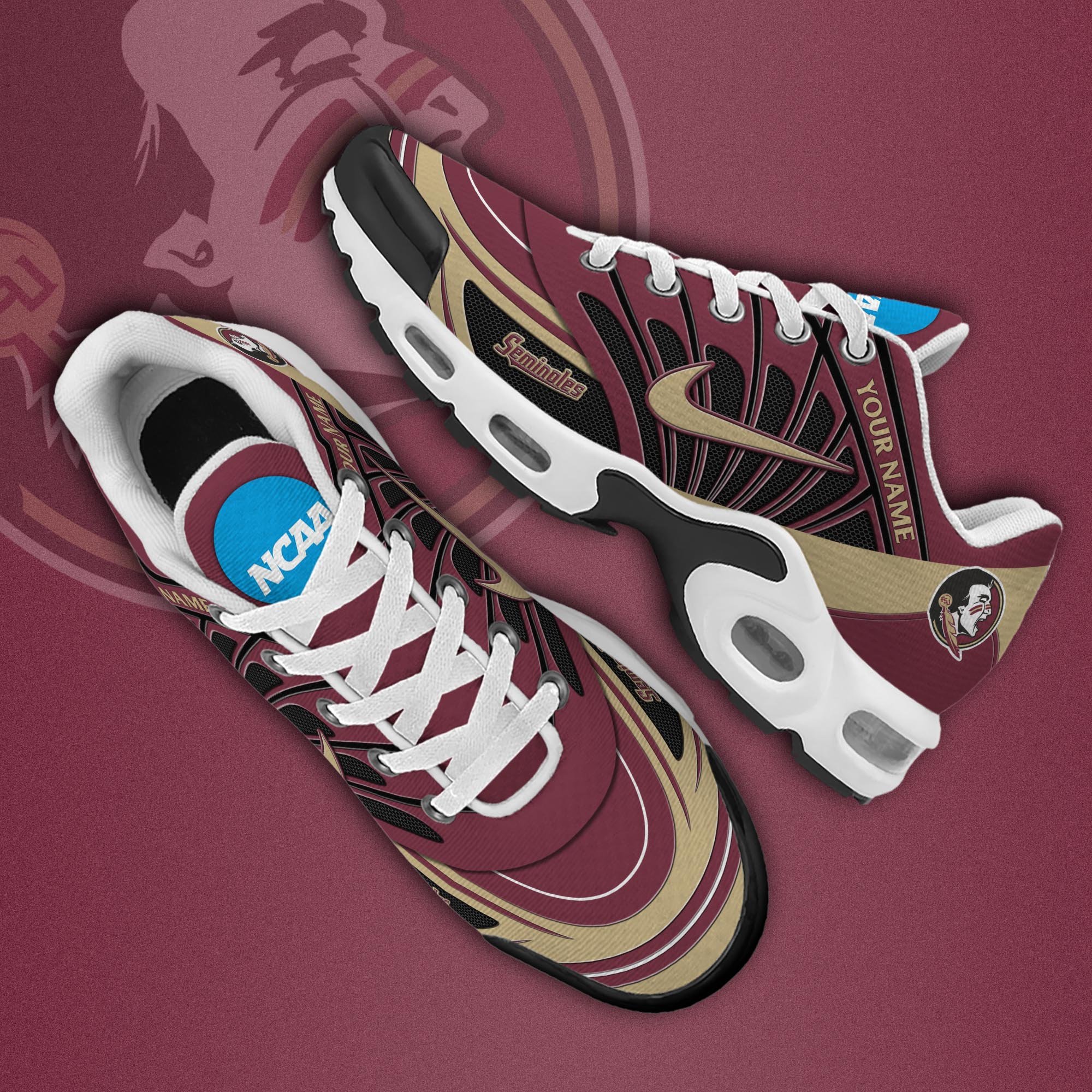 Florida State Seminoles TN Shoes 2025 Version Custom Name