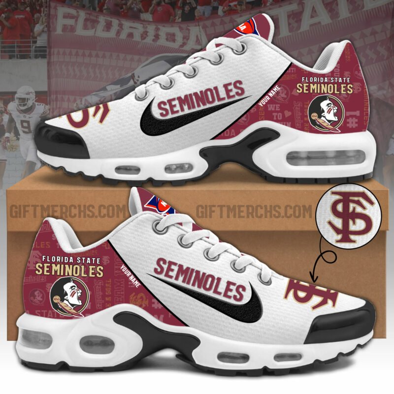 Florida State Seminoles TN Shoes 2025 Version Custom Name, Shoes For Sport Fan, Sport Gifts PH270