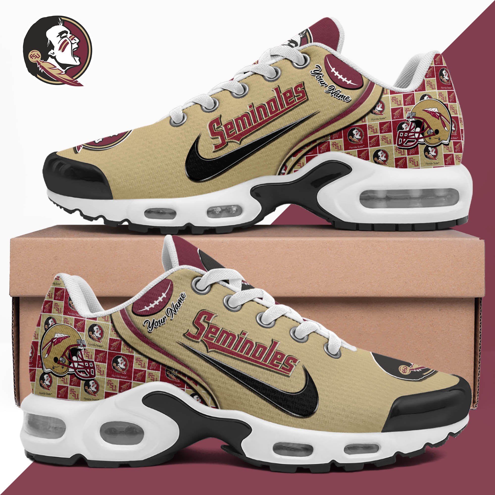 Florida State Seminoles TN Shoes 2025 Version Custom Your Name 499