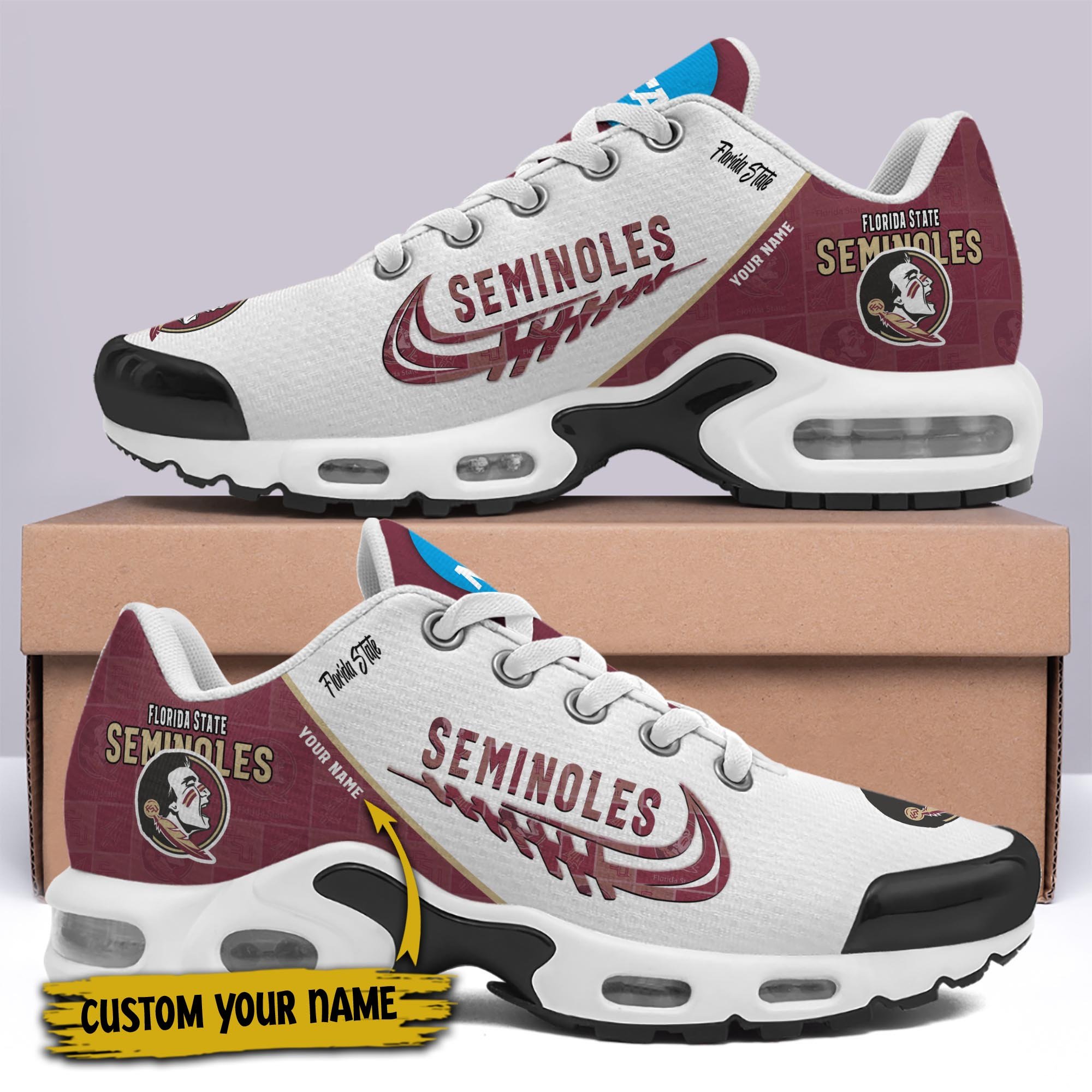 Florida State Seminoles TN Shoes Custom Your Name 2025 Version 203