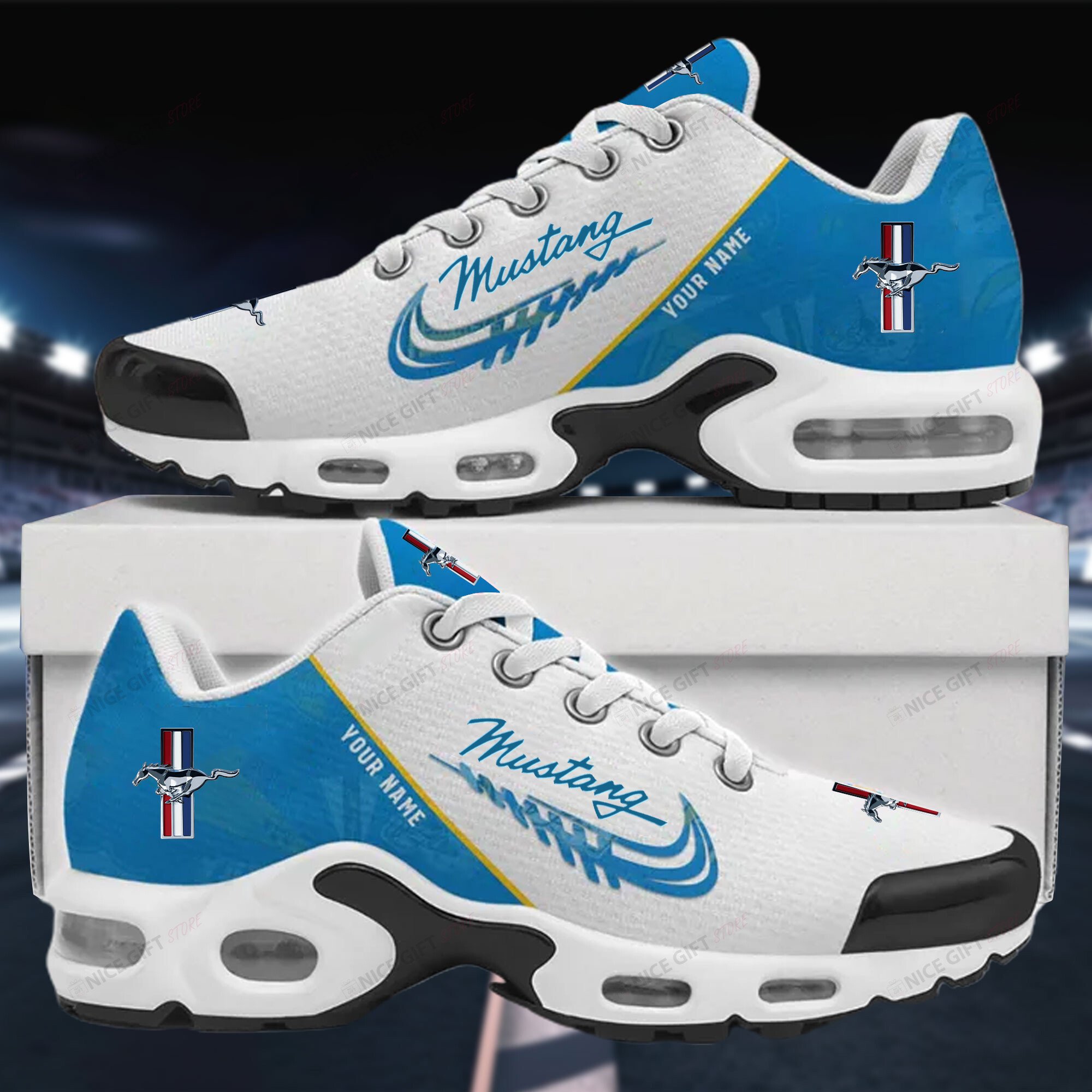 Ford Mustang (Your Name) TN Sneakers D2Z4