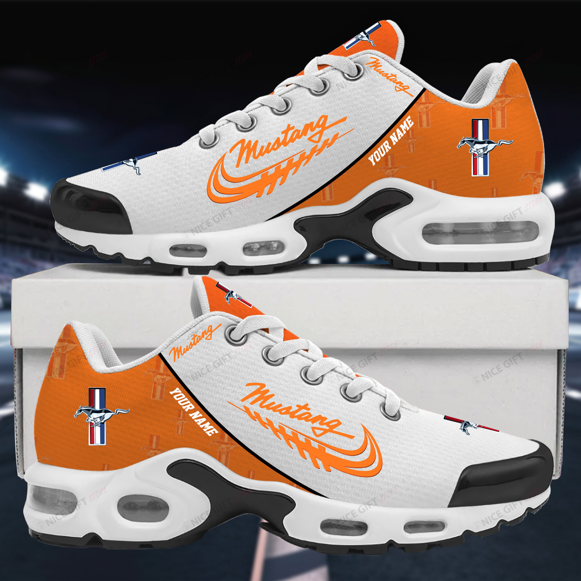 Ford Mustang (Your Name) TN Sneakers M8D8